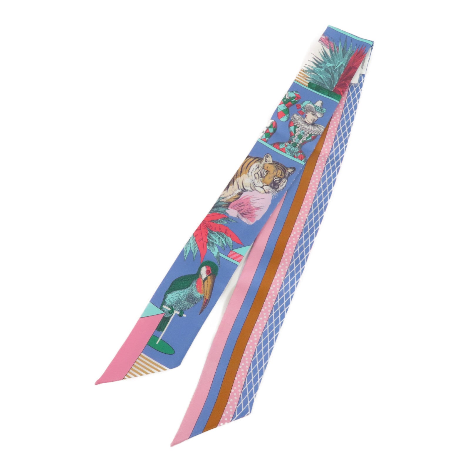 HERMES 絲質Twilly絲巾