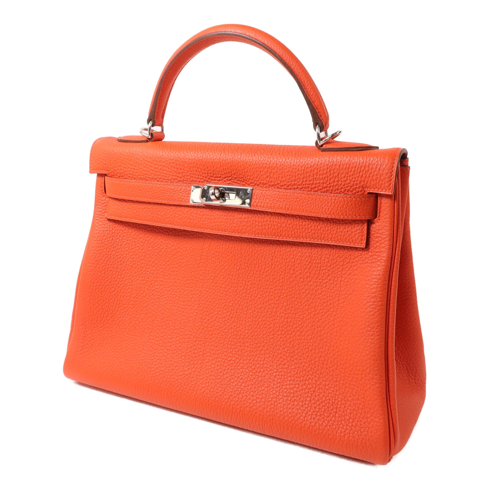 HERMES Togo皮革Kelly 32手挽肩背兩用袋Capucine