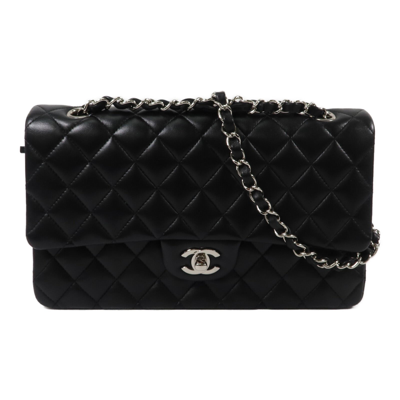 CHANEL 羊皮皮革Classic 25鏈帶肩背袋