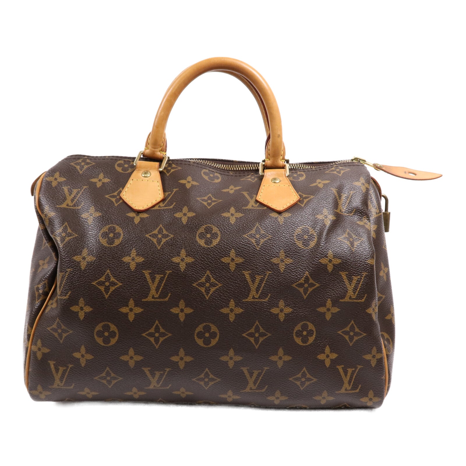 LOUIS VUITTON Monogram Speedy 30金扣手挽袋