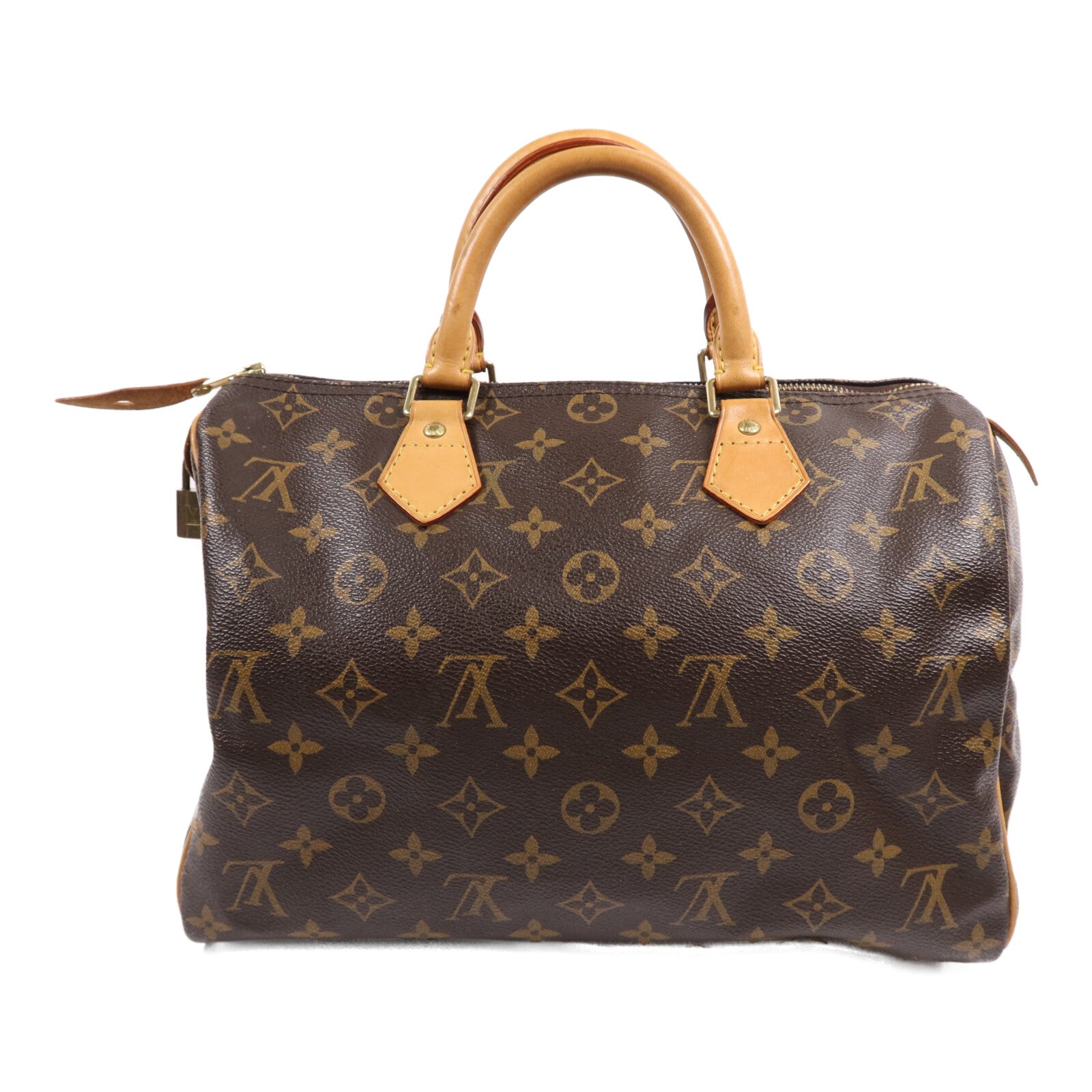 LOUIS VUITTON Monogram Speedy 30金扣手挽袋