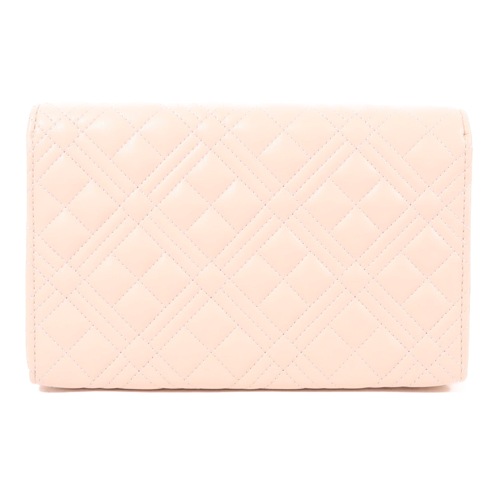 MOSCHINO 羊皮皮革Chain Shoulder金扣鏈帶肩背袋