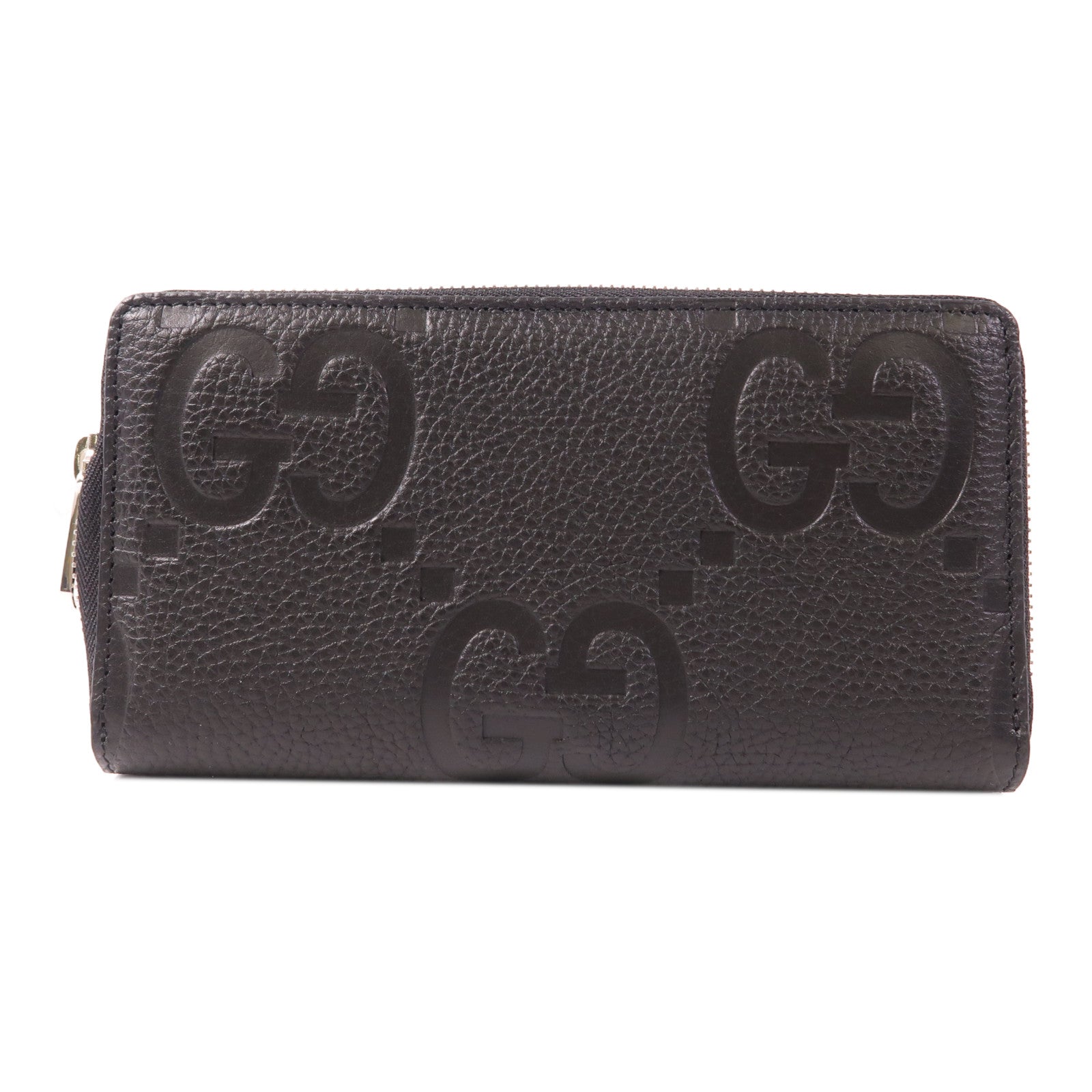 GUCCI 皮革Long Wallet銀扣長錢包