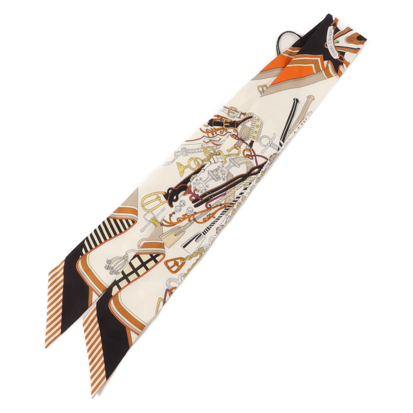HERMES 絲質Twilly絲巾