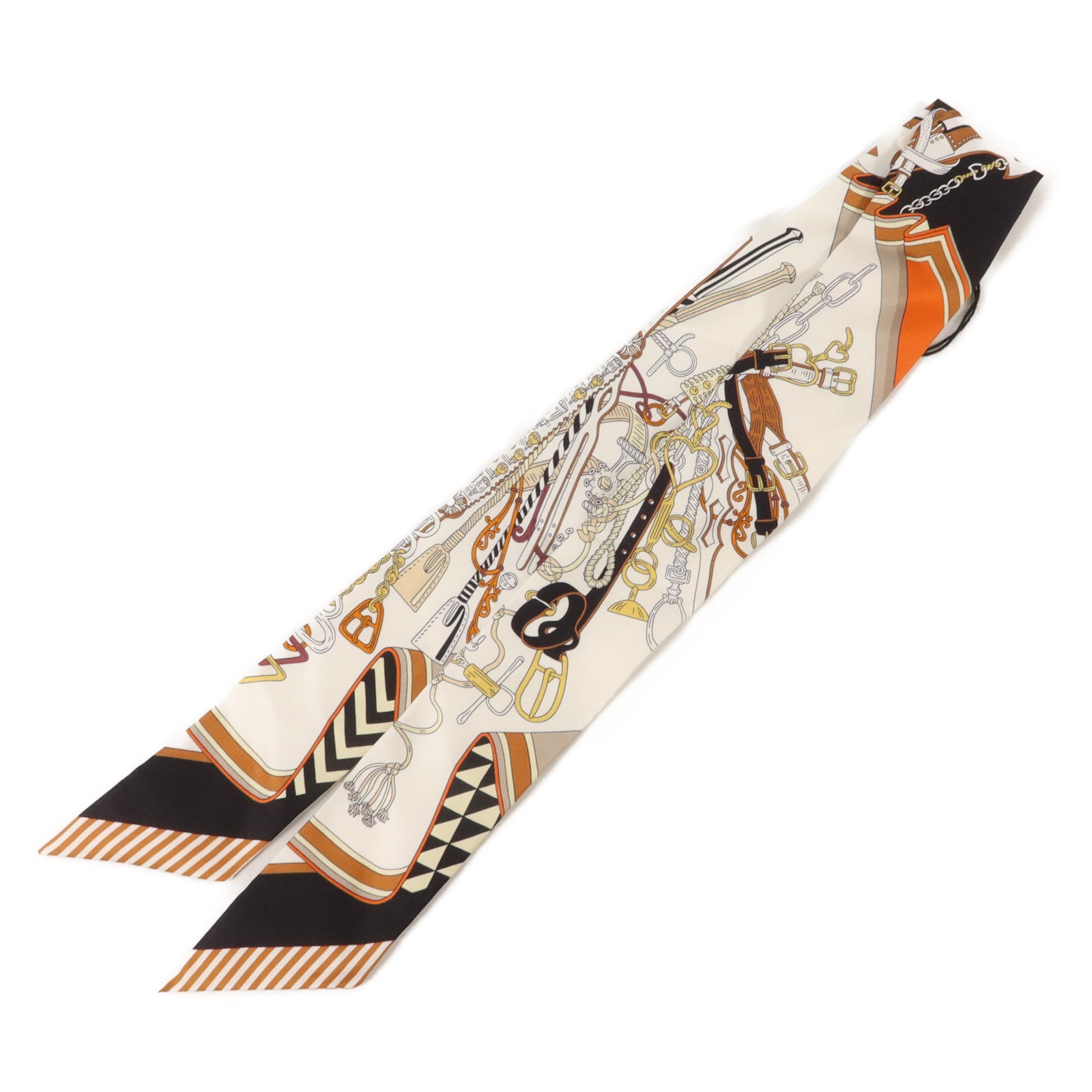 HERMES 絲質Twilly絲巾