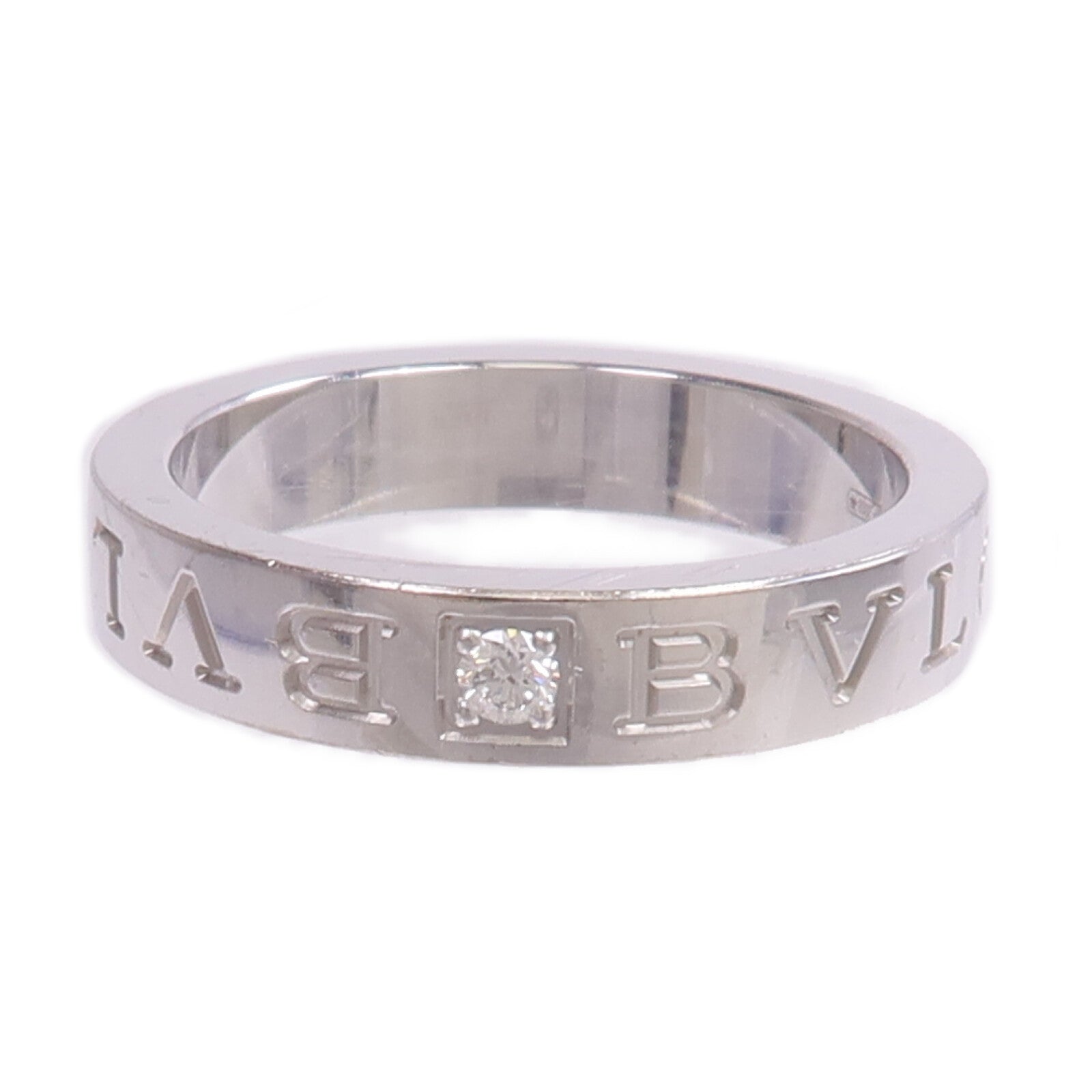 BVLGARI 18K白金B.zero1 Ring鑽石戒指US#7