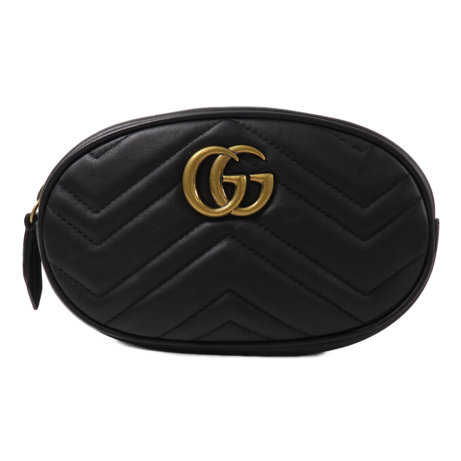 GUCCI 牛皮皮革GG Marmont Belt Bag腰包
