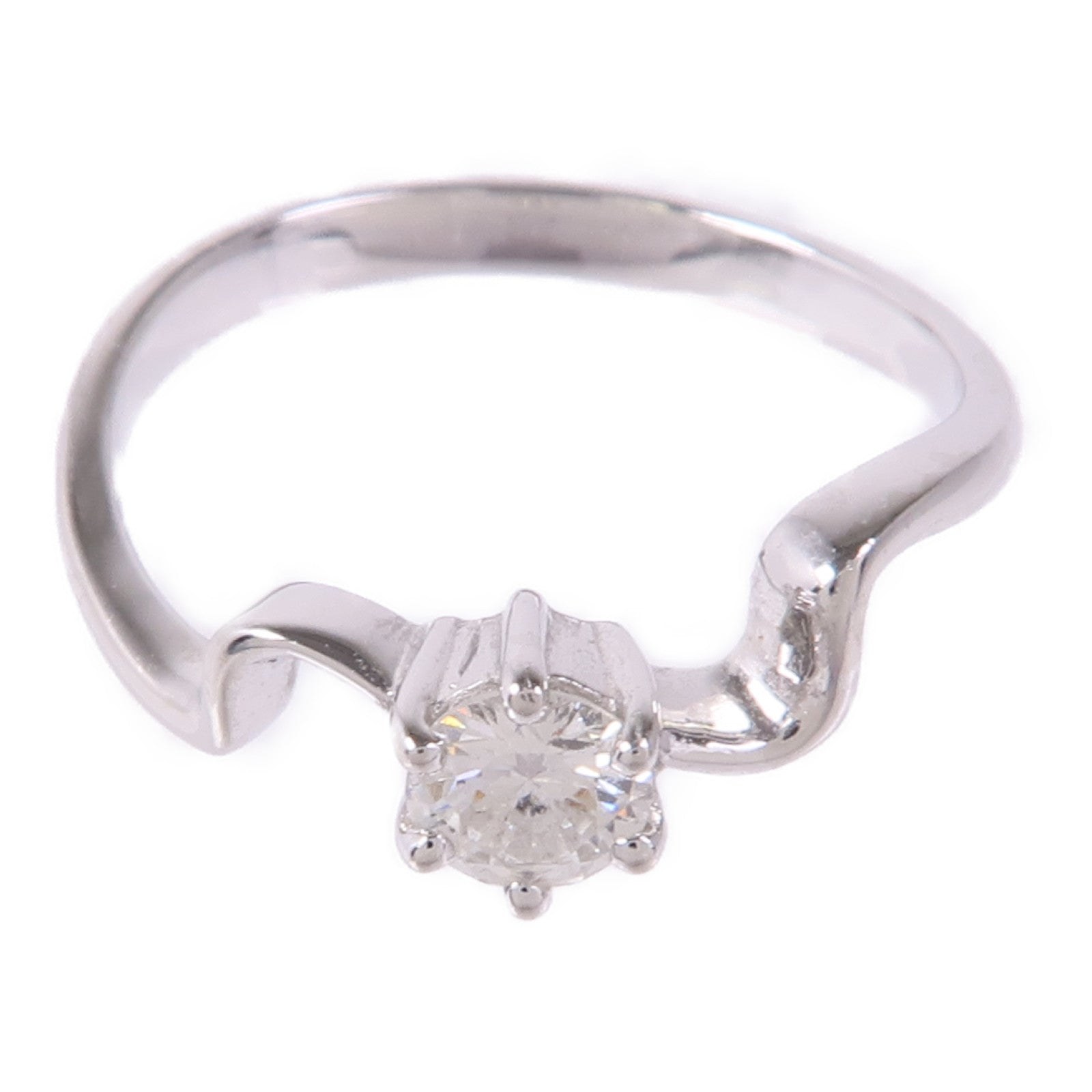 JEWELRY 【激減優惠】PT900鉑金Diamond Ring鑽石戒指US#6