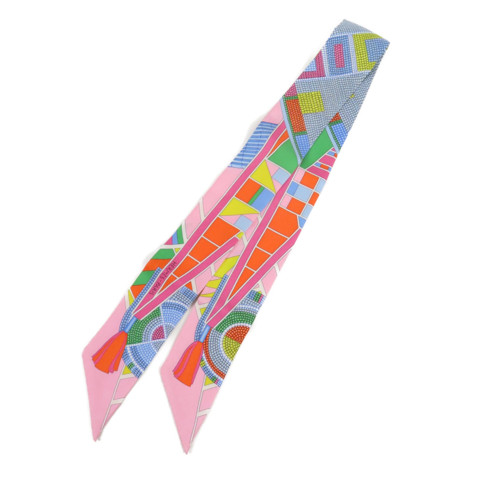 HERMES 絲質Twilly絲巾