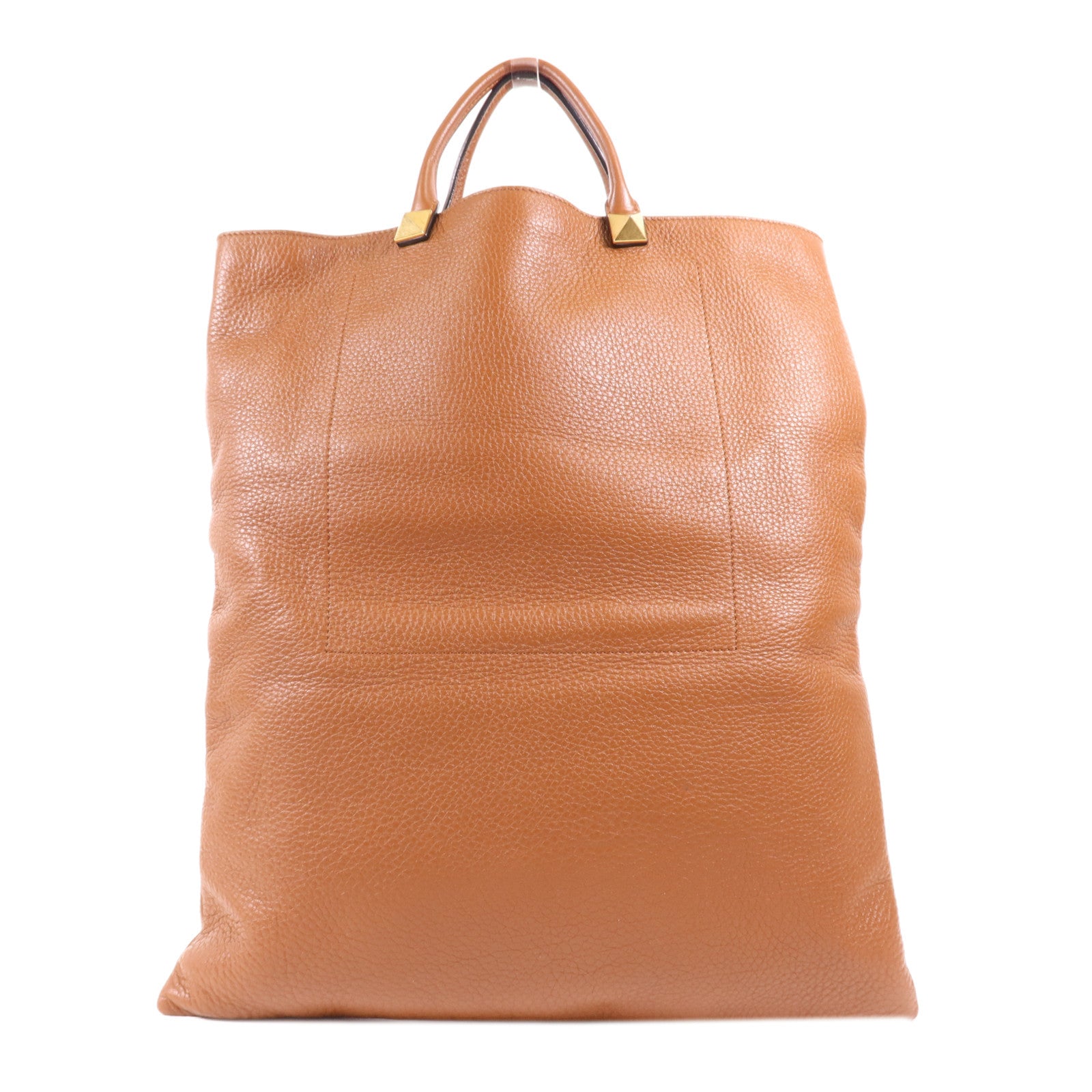 Valentino 牛皮皮革2 Way Shoulder Bag金扣手挽肩背兩用袋