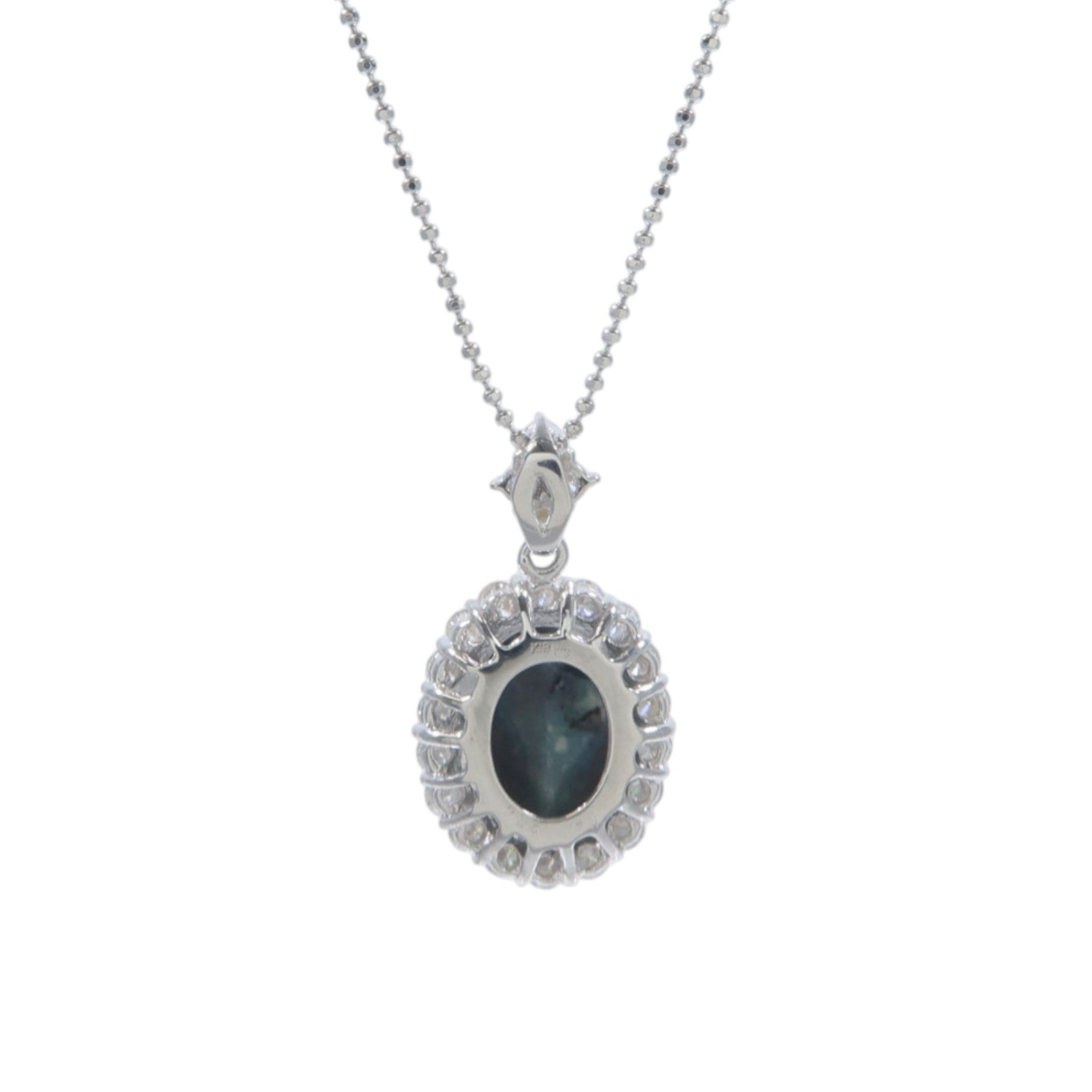 JEWELRY 18K白金Opal Diamond Necklace蛋白石/鑽石項鍊