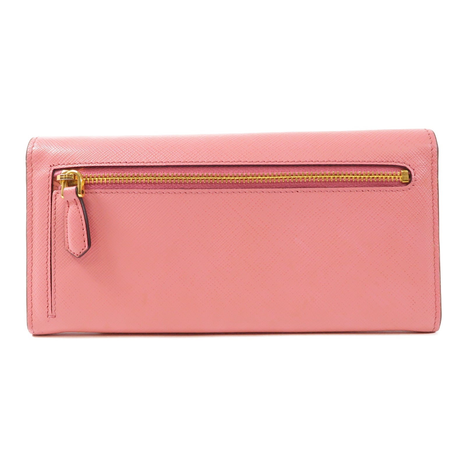 PRADA 牛皮皮革Long Wallet金扣長錢包