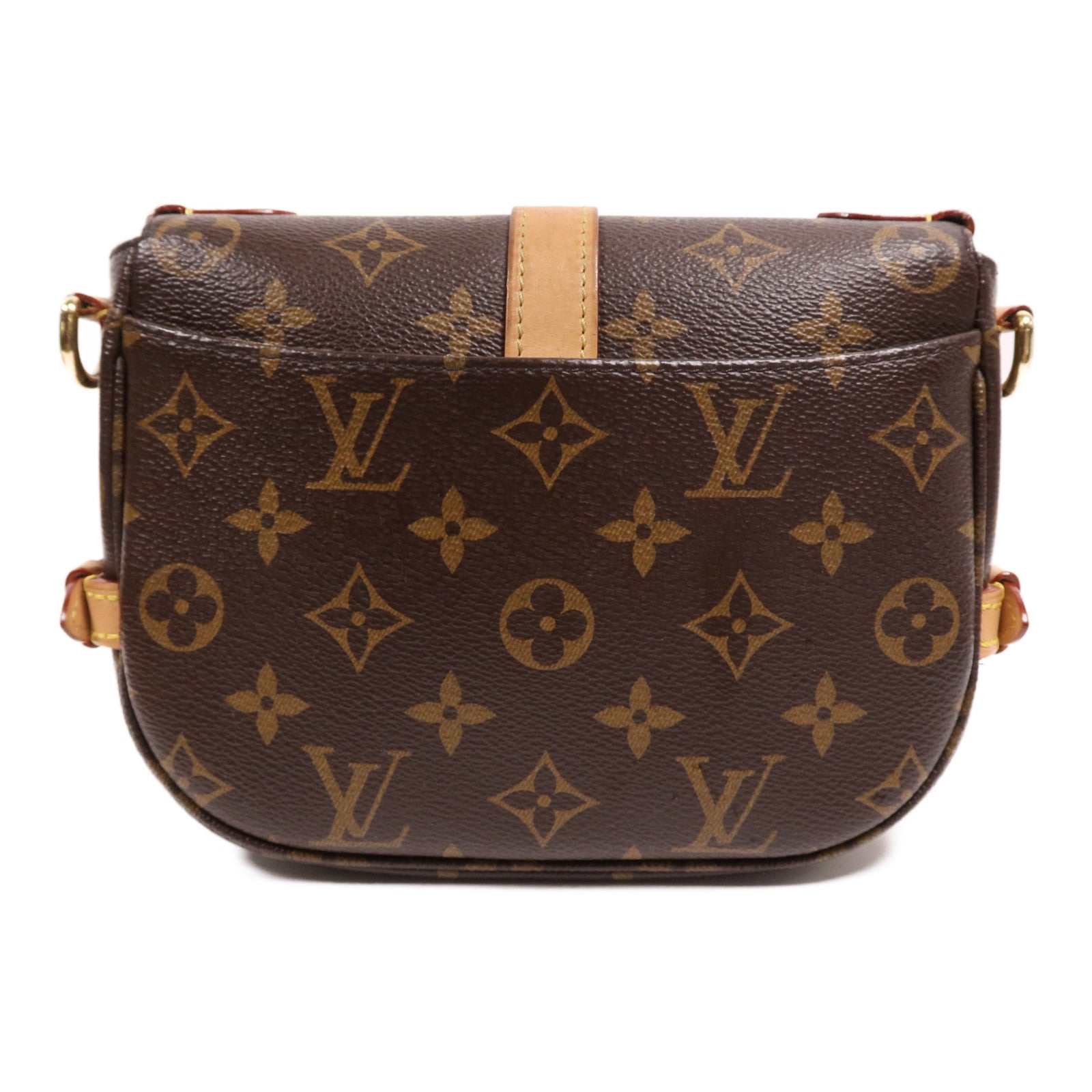 LOUIS VUITTON Monogram Saumur BB金扣手挽肩背兩用袋