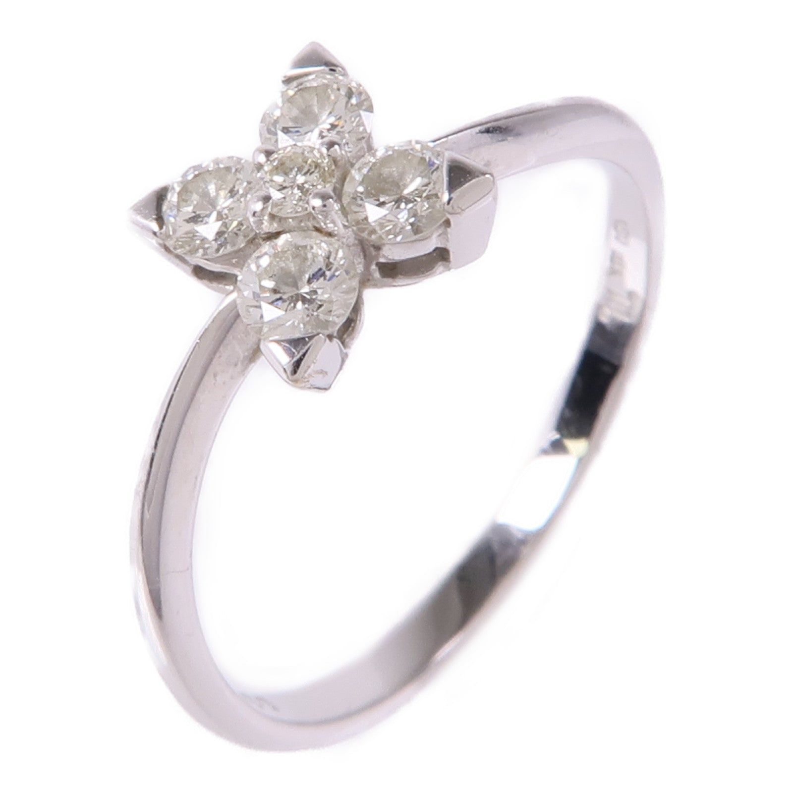 JEWELRY 【激減優惠】18K白金Diamond Ring鑽石戒指US#6