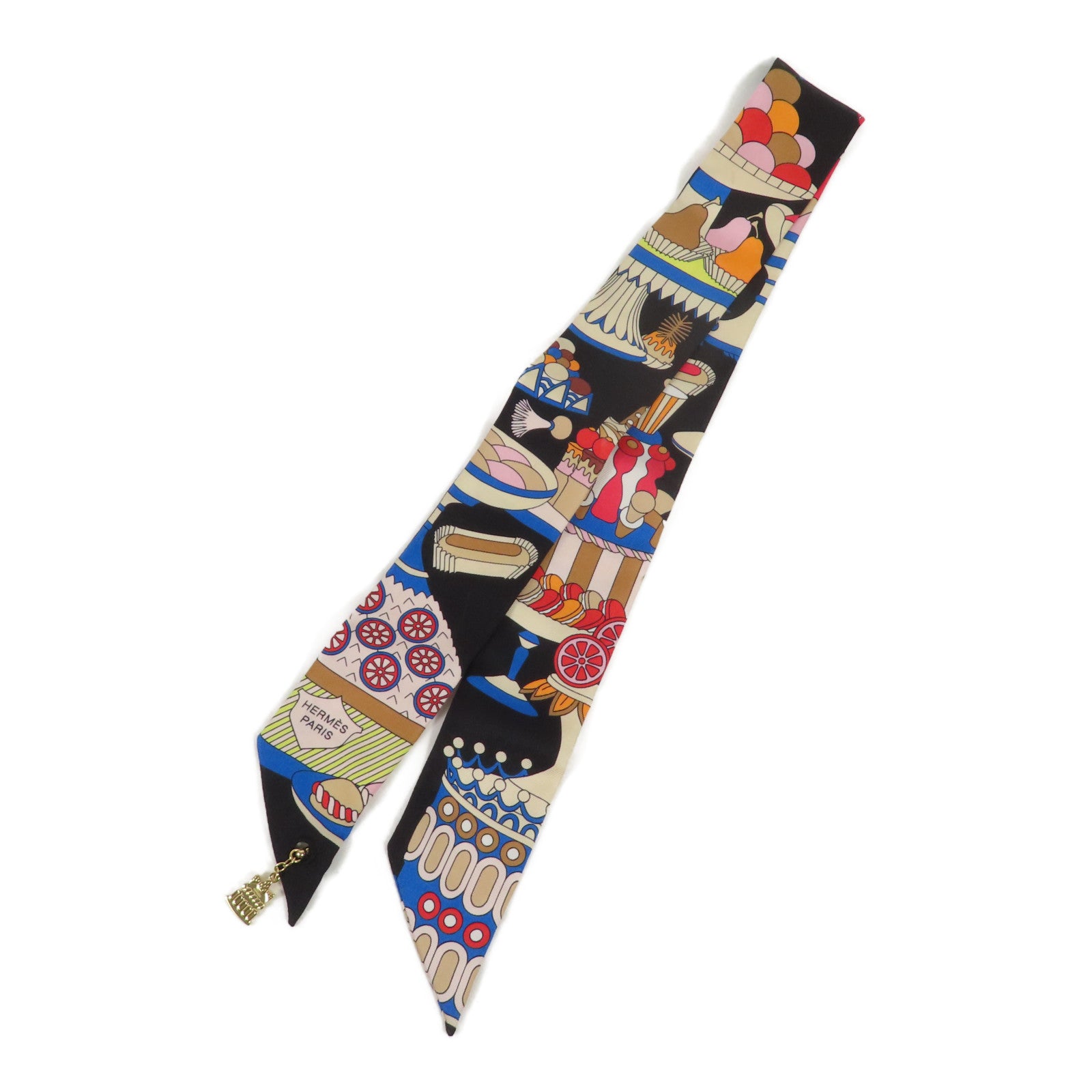 HERMES 絲質Twilly絲巾