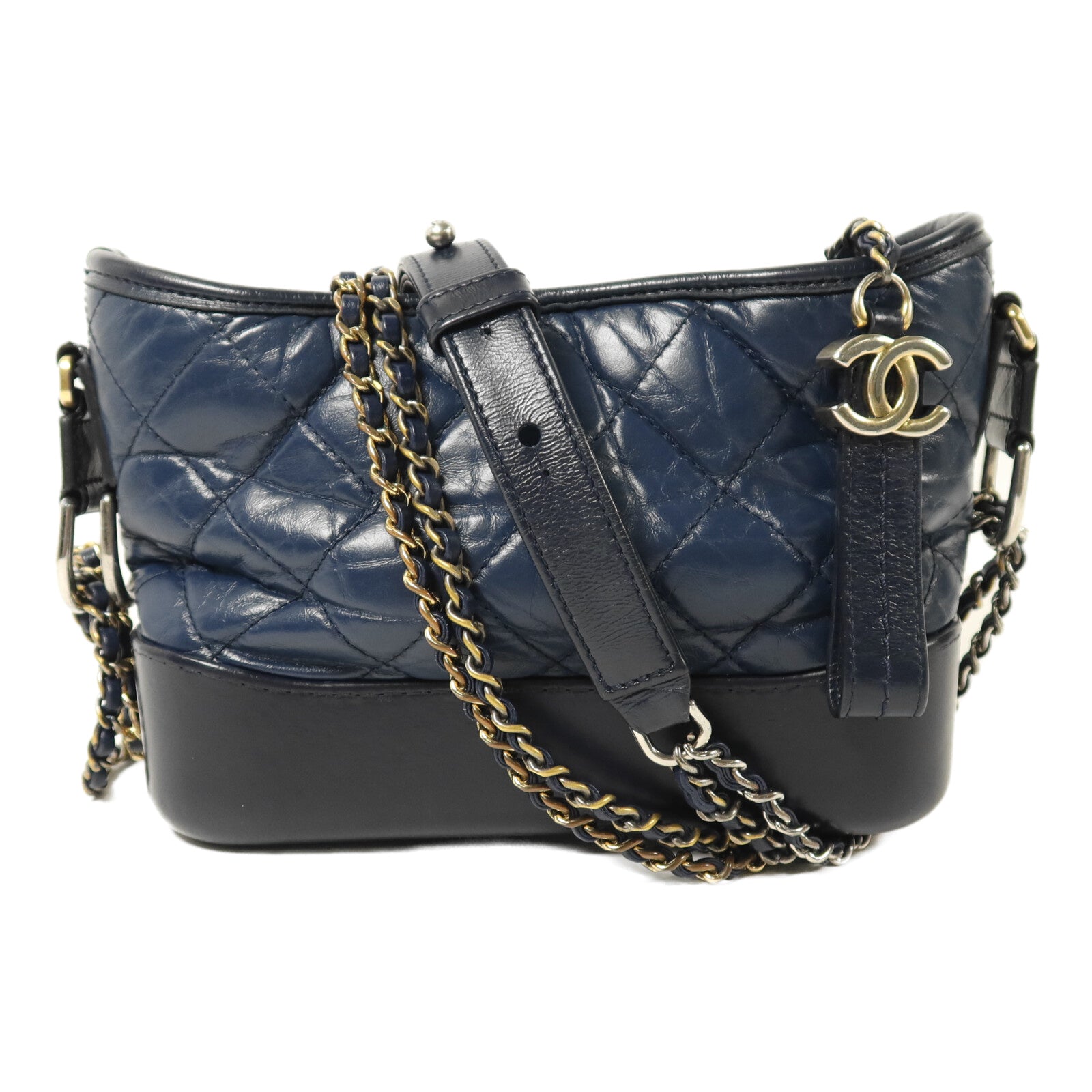 CHANEL 【激減優惠】牛皮皮革Gabrielle Small鏈帶肩背袋