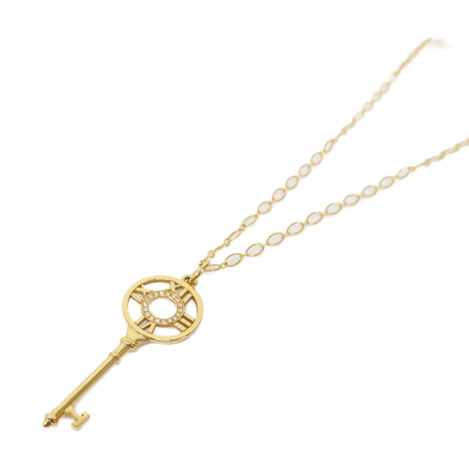 Tiffany Atlas Key Necklace TIFFANY＆CO 18K玫瑰金Atlas Key Necklace項鍊