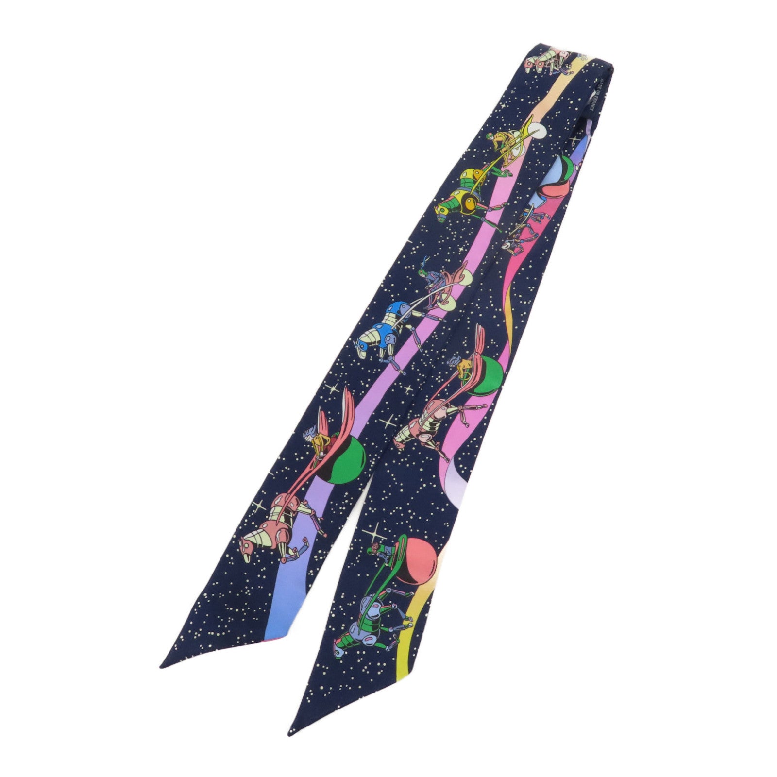 HERMES 絲質Twilly絲巾