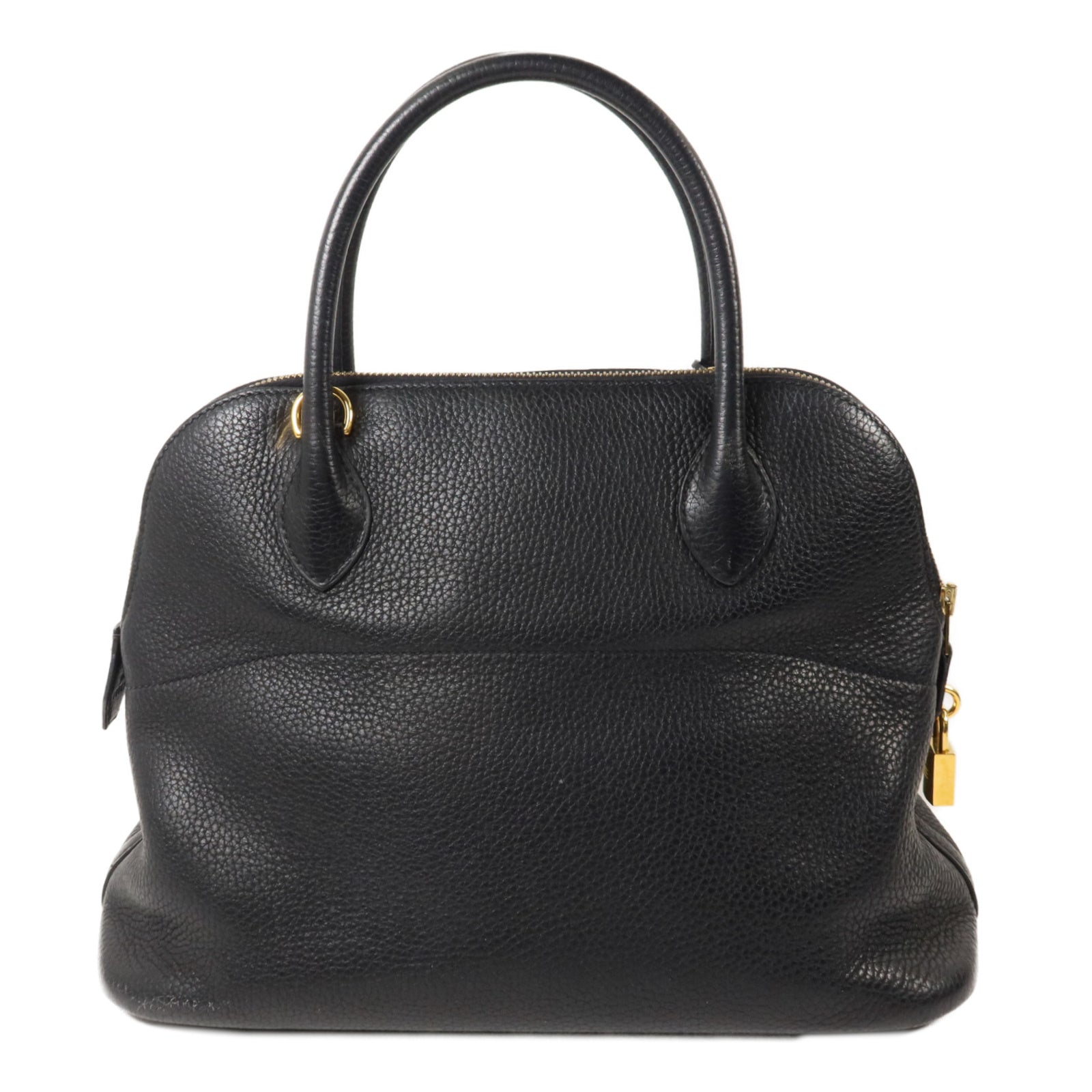 HERMES Clemence皮革Bolide 31手挽肩背兩用袋Noir