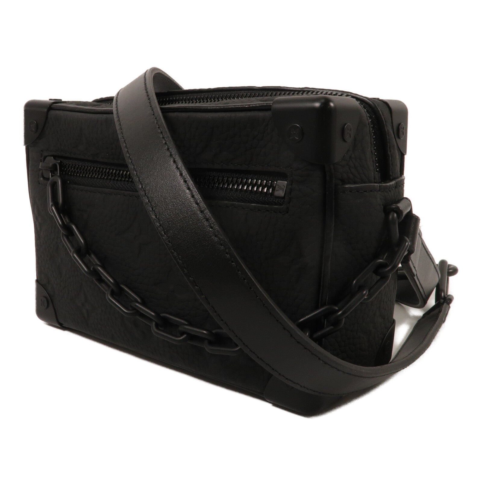 LOUIS VUITTON Monogram Taurillon Mini Soft Trunk肩背袋