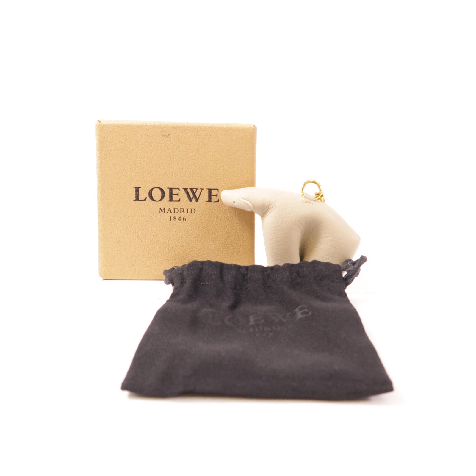 LOEWE 牛皮皮革Charm掛飾