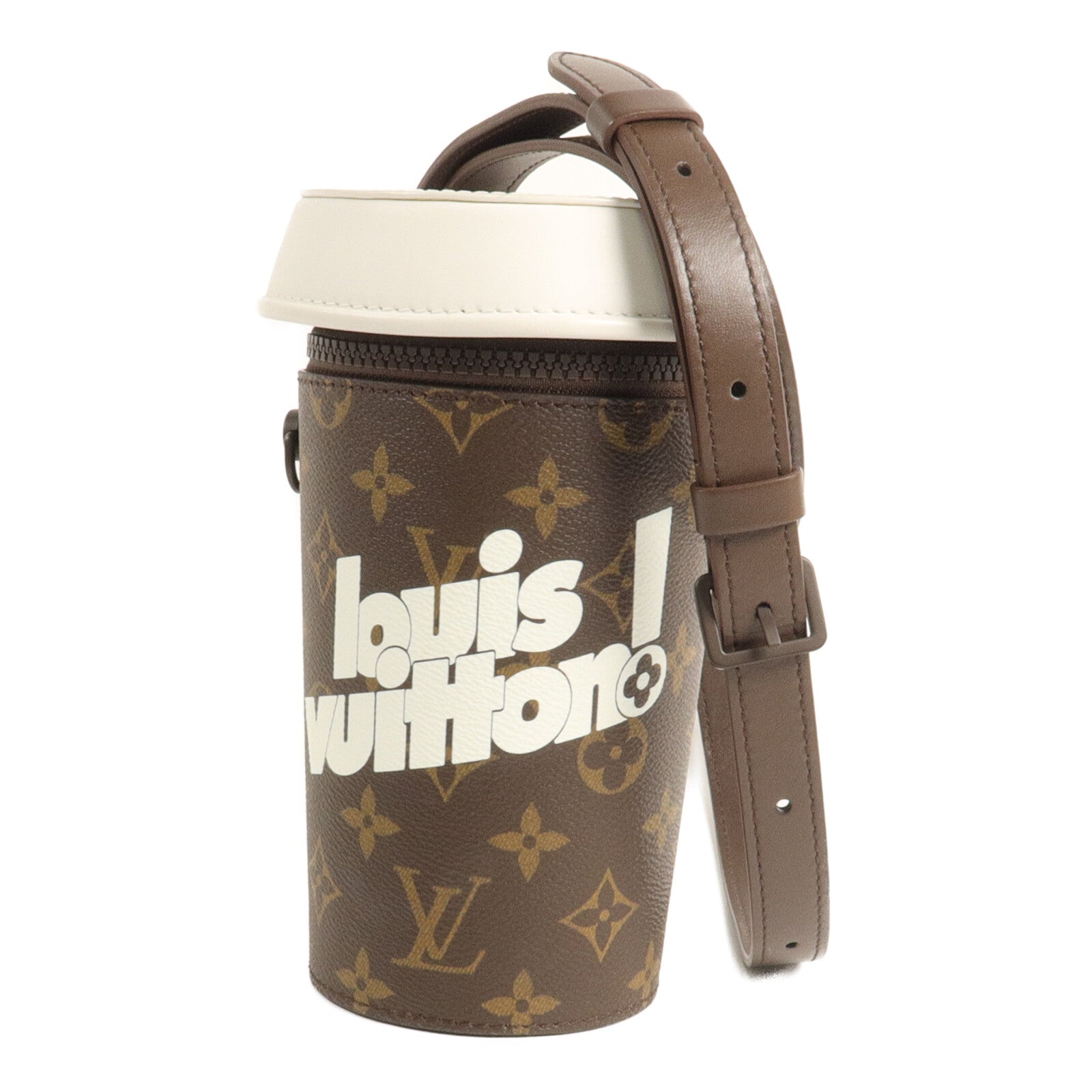 LOUIS VUITTON Monogram Coffee Cup Pouch肩背袋