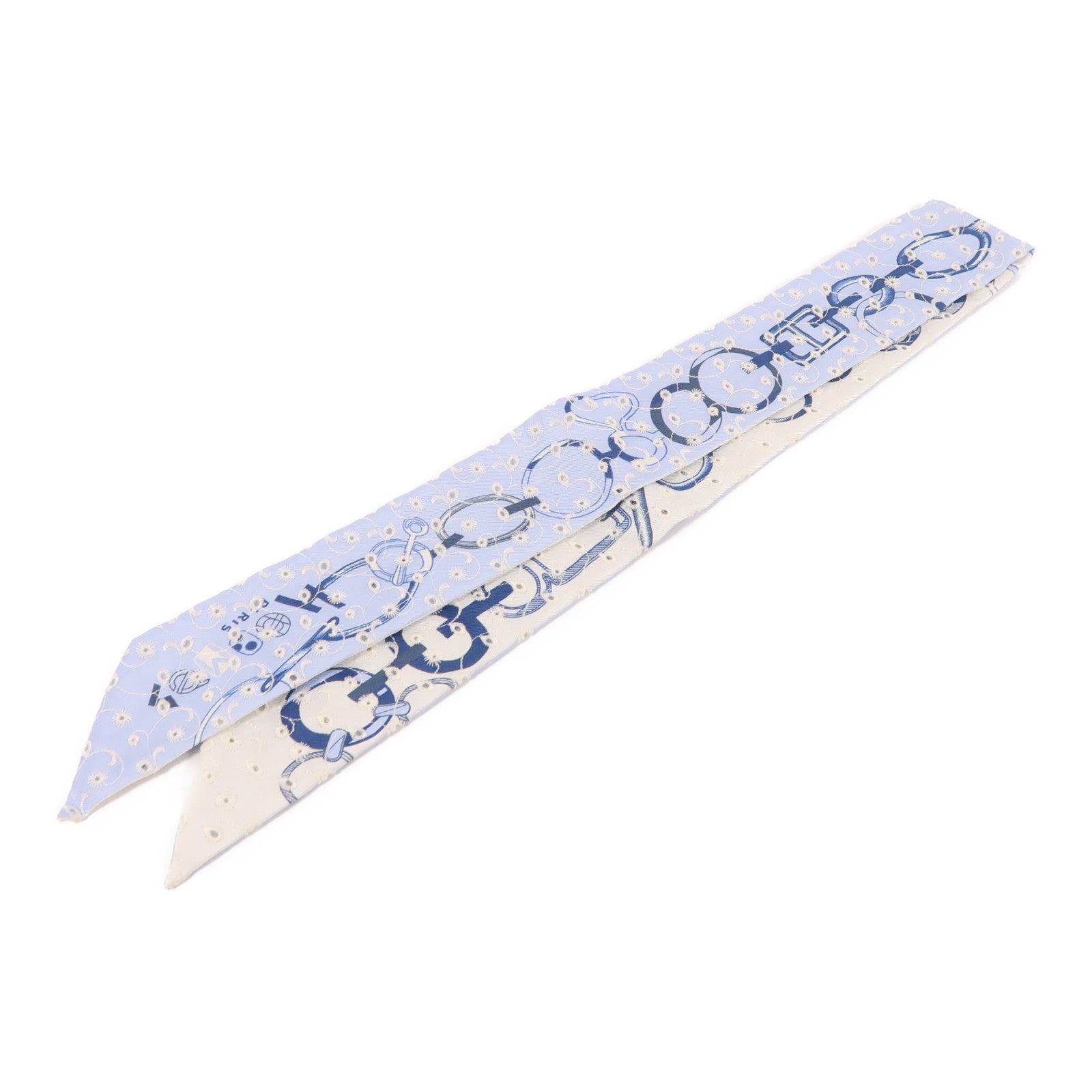 HERMES 絲質Twilly絲巾