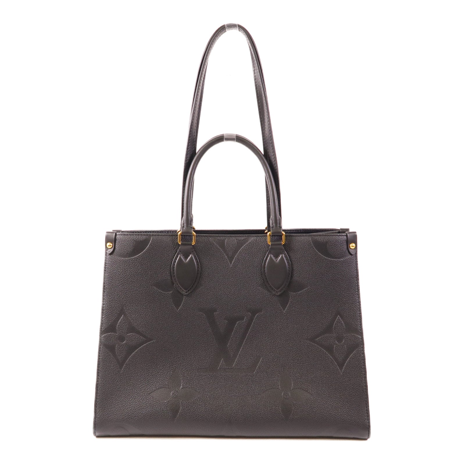 LOUIS VUITTON LV GHW On The Go 2 Way Bag M45653 Monogram Empreinte Black