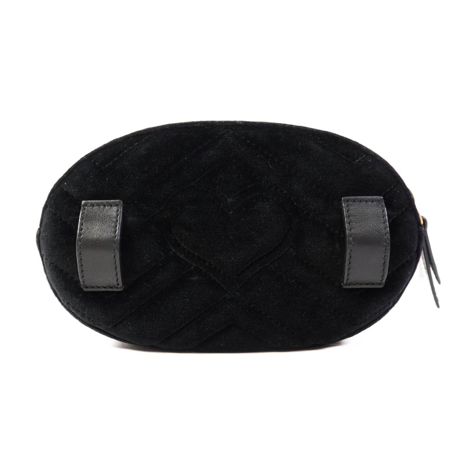 GUCCI 天鵝絨Waist Bag金扣腰包