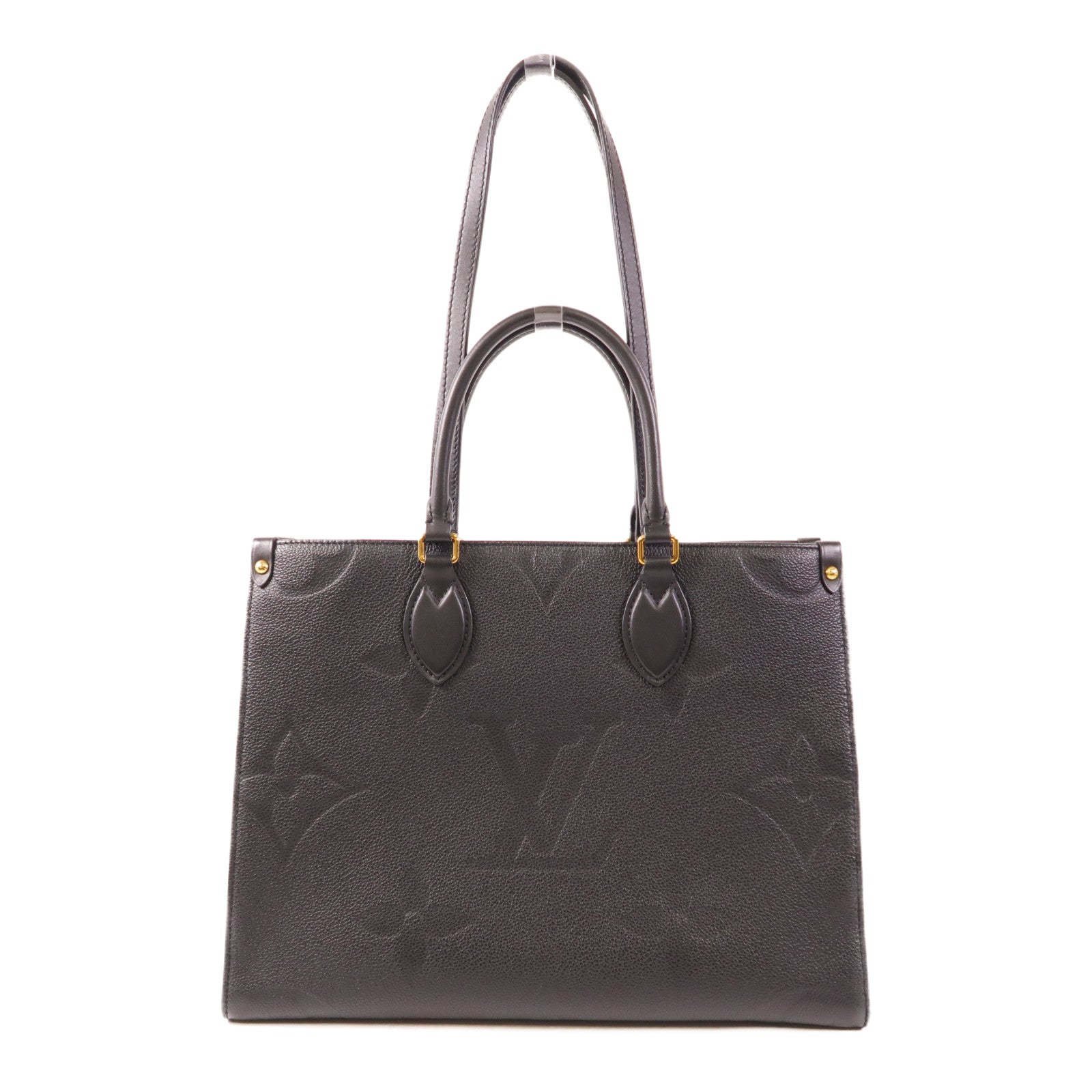 LOUIS VUITTON LV GHW On The Go 2 Way Bag M45653 Monogram Empreinte Black