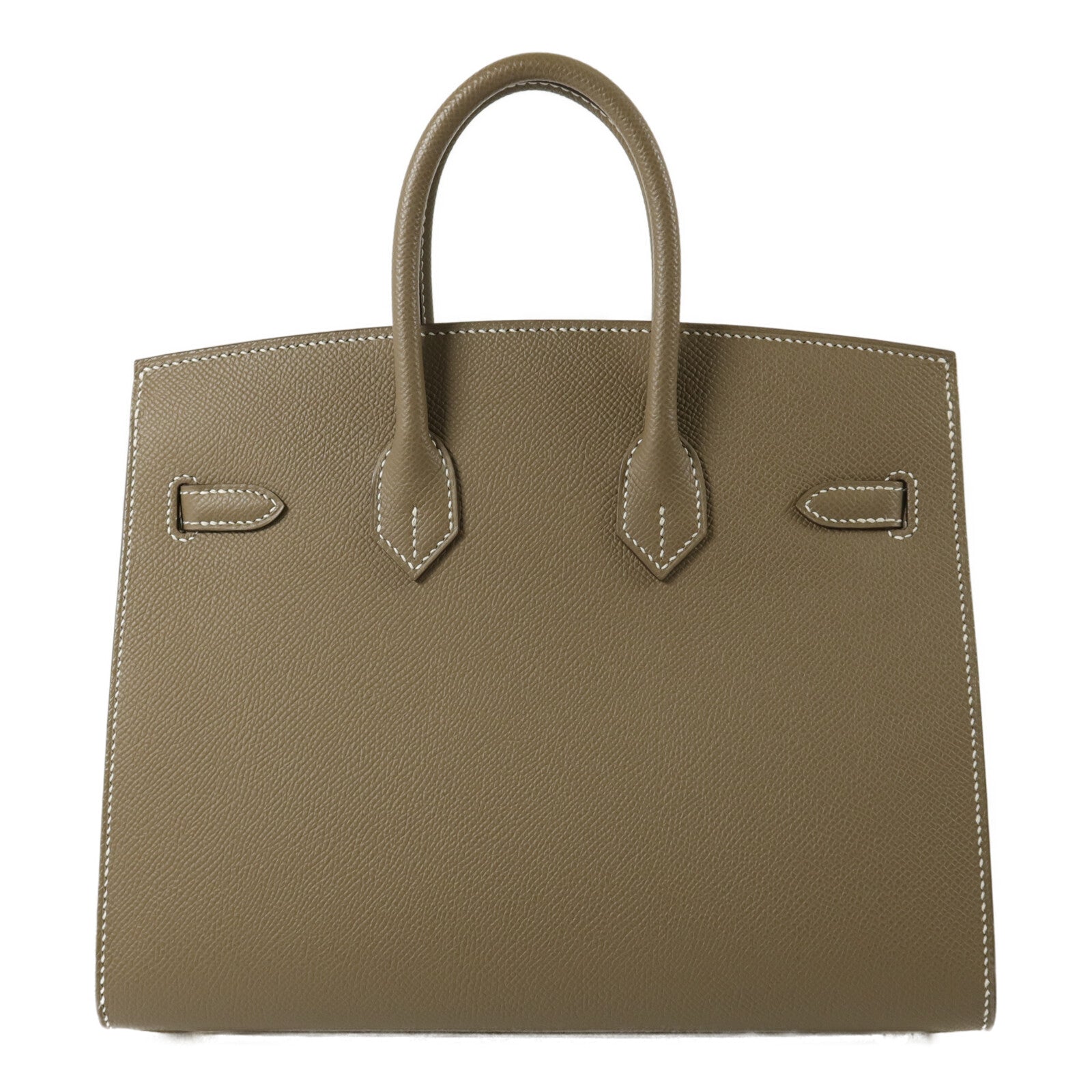 HERMES Epsom皮革Birkin 25手挽袋Etoupe