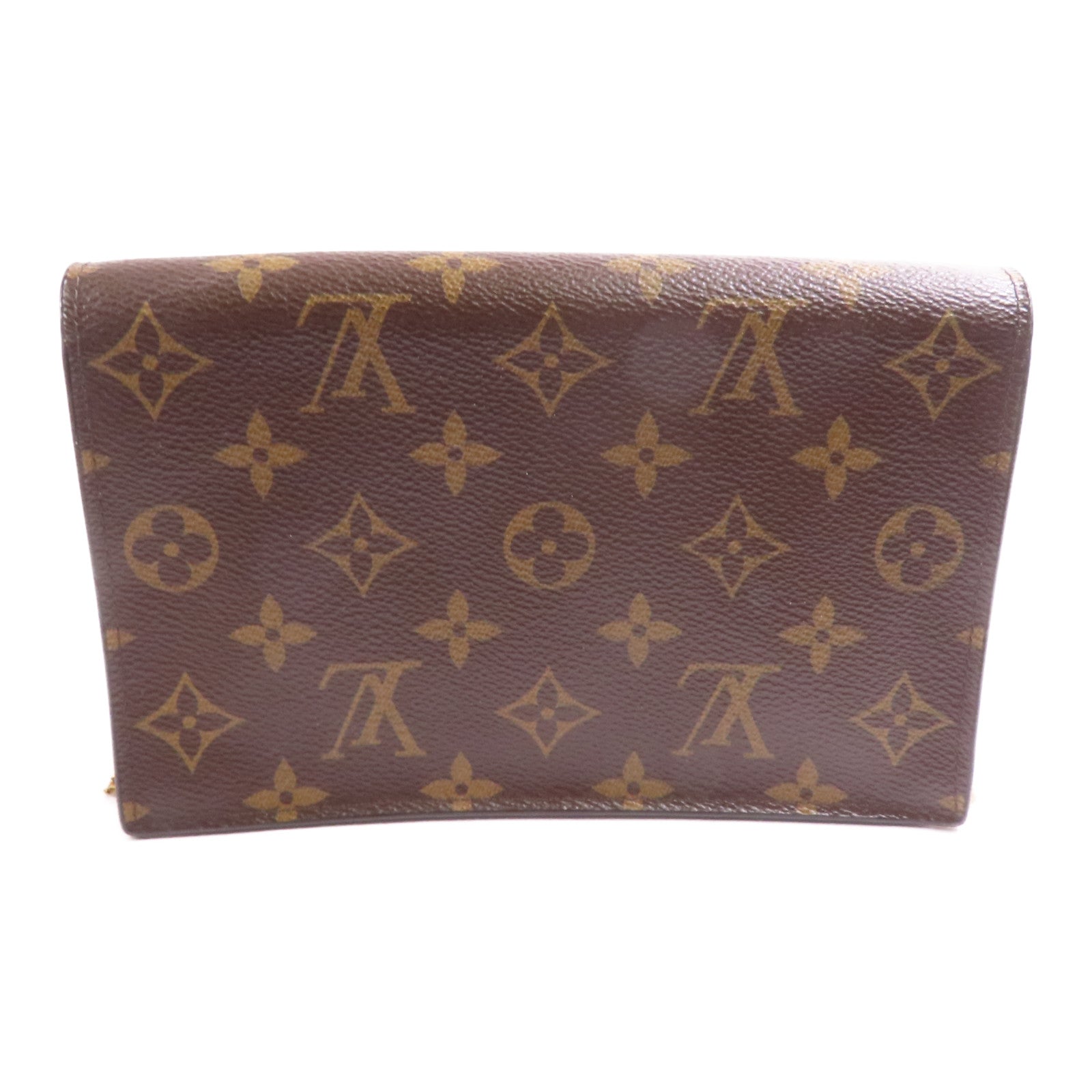 LOUIS VUITTON 【激減優惠】Monogram Portefeuille Flore金扣鏈帶肩背袋