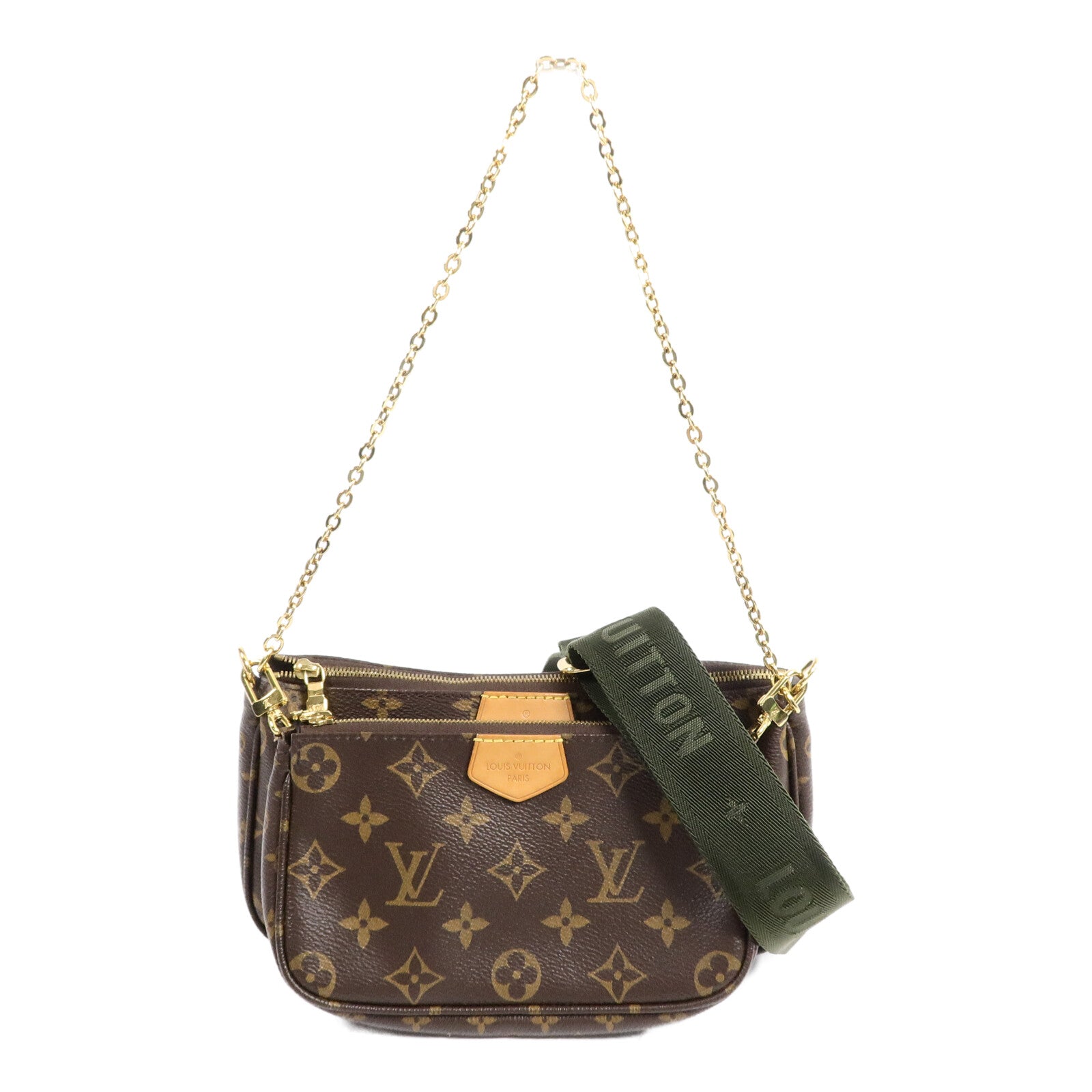 LOUIS VUITTON Monogram Multi Pochette Accessoires金扣肩背袋