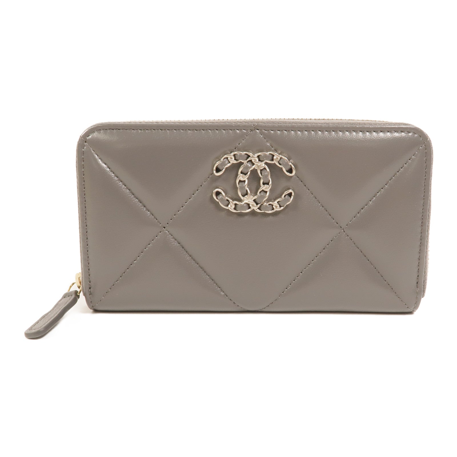 CHANEL 羊皮皮革C19 Wallet長錢包