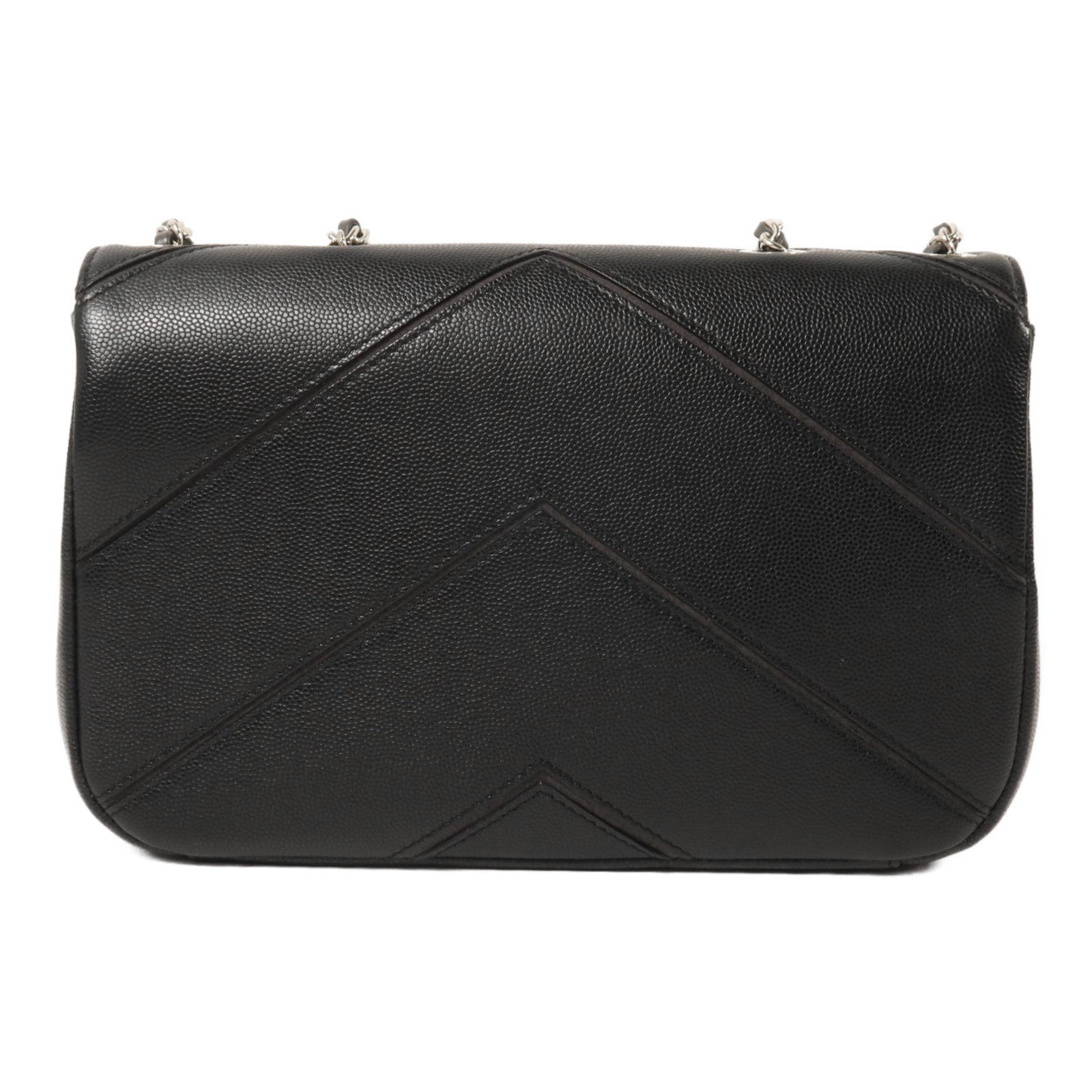 CHANEL 牛皮皮革Macro Chevron Envelope Flap Bag鏈帶肩背袋