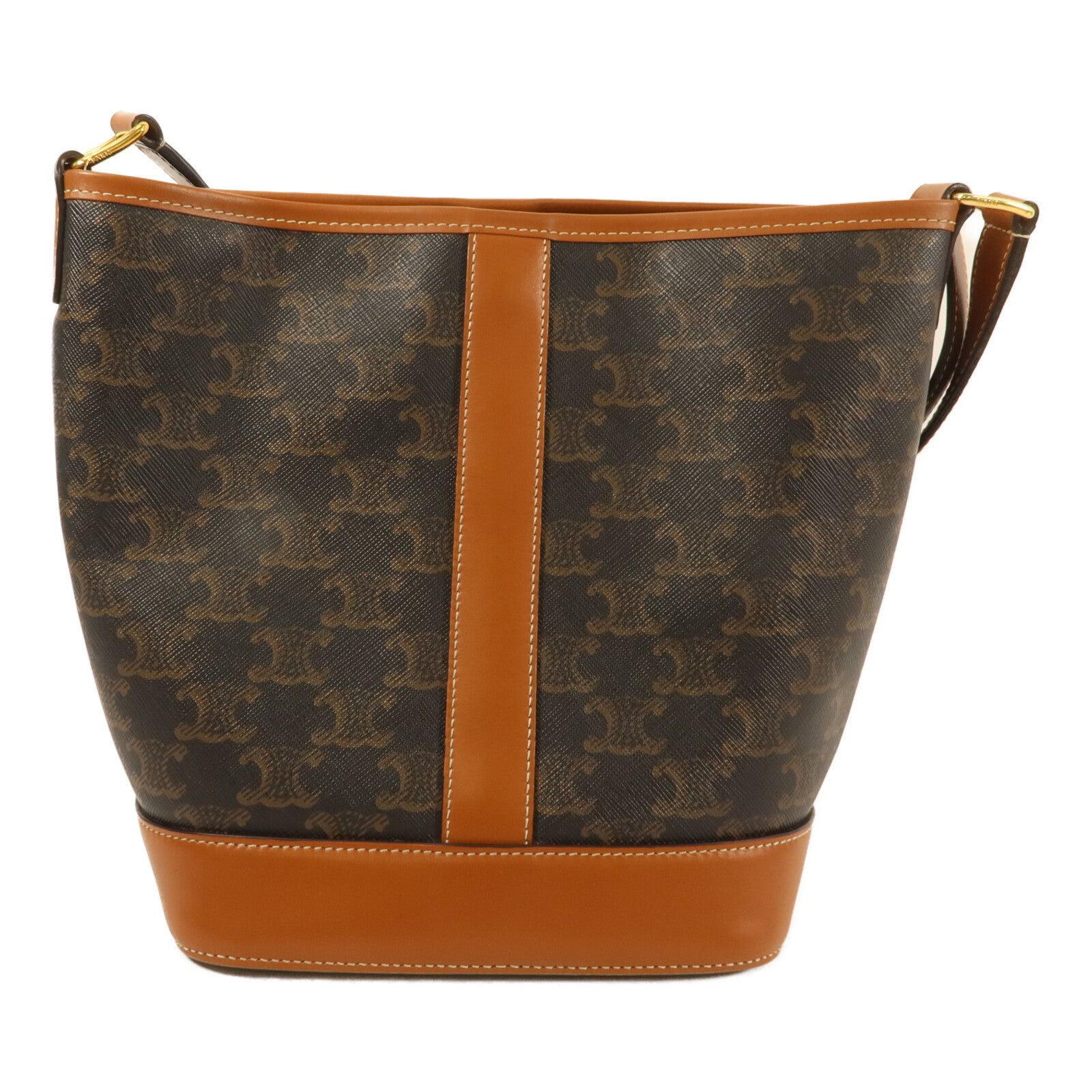 CELINE 塗層帆布Bucket Small肩背袋