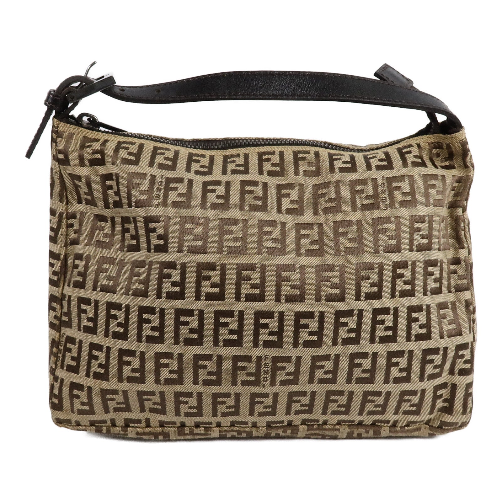 FENDI 帆布Vintage Zucchion肩背袋
