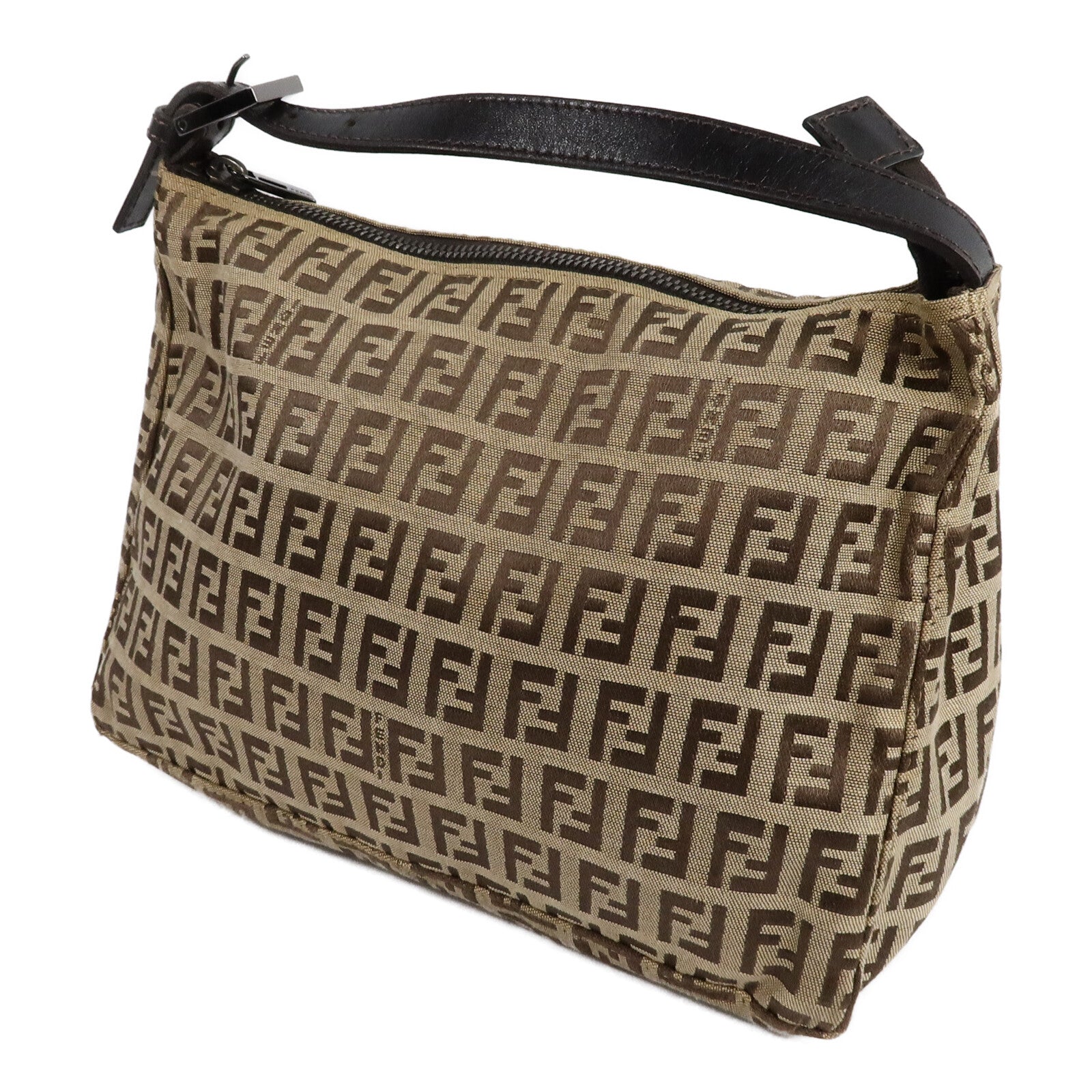 FENDI 帆布Vintage Zucchion肩背袋