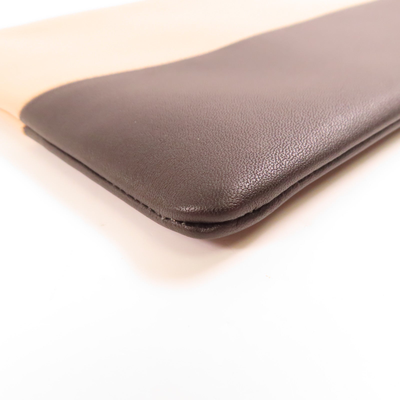 CELINE 牛皮皮革Bi-Color Pouch手拿包