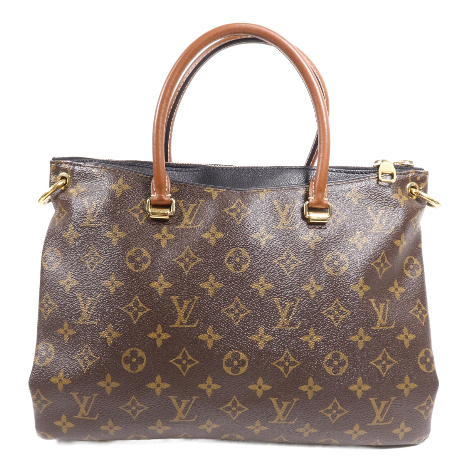 LOUIS VUITTON Monogram Palas MM金扣肩背袋