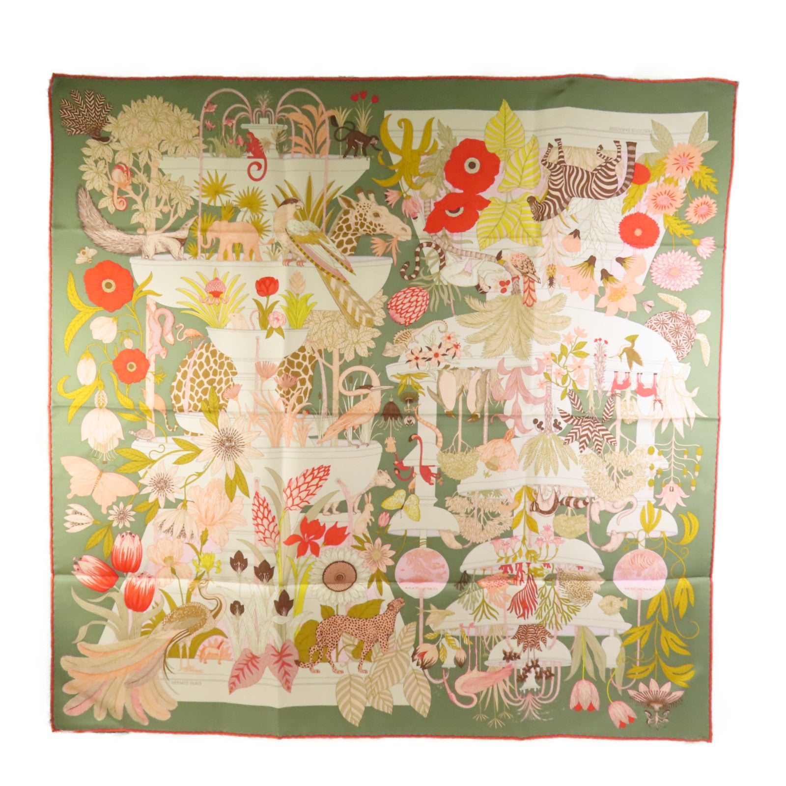 HERMES 絲質Scarf 90X90絲巾