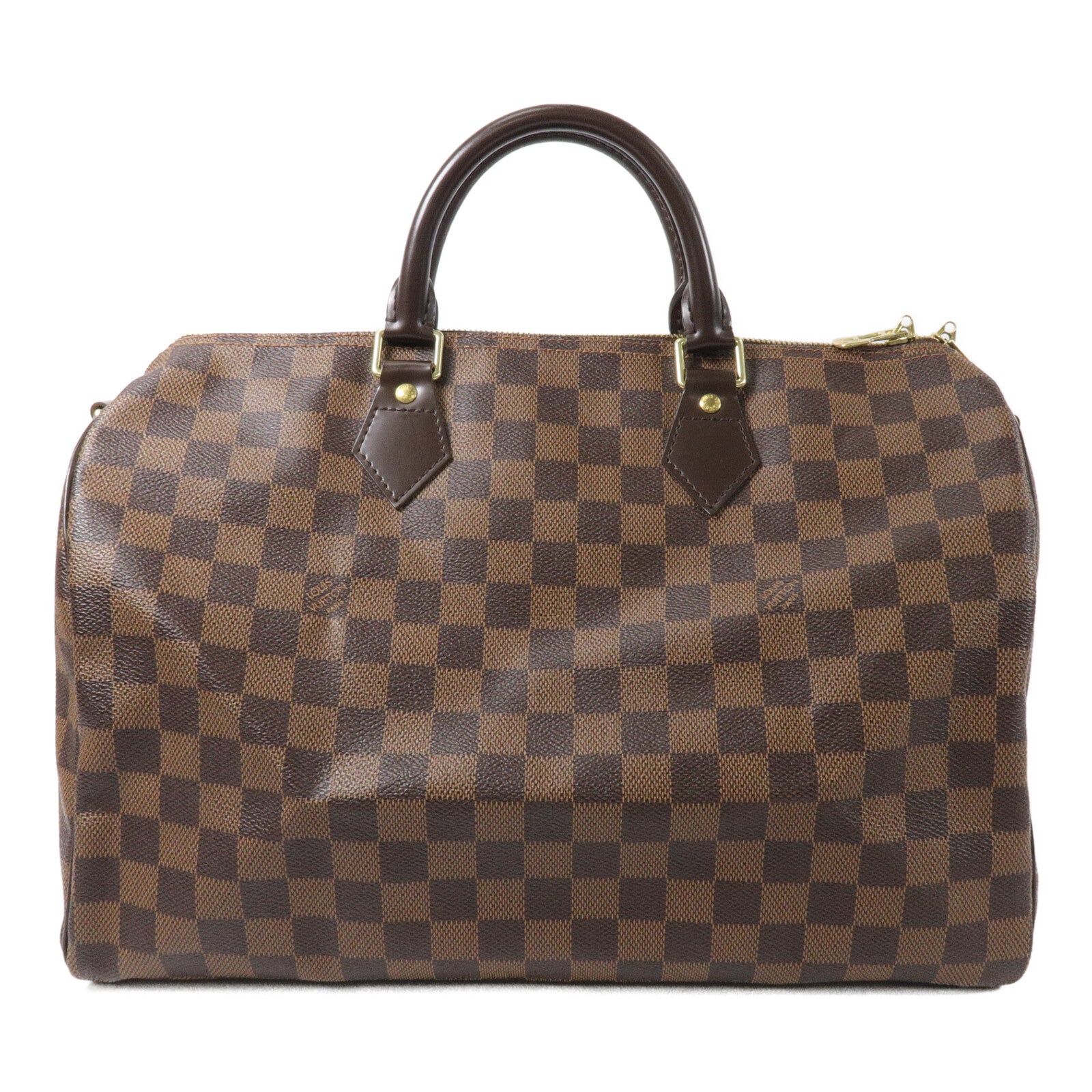LOUIS VUITTON Damier Speedy Bandouliere 35手挽肩背兩用袋