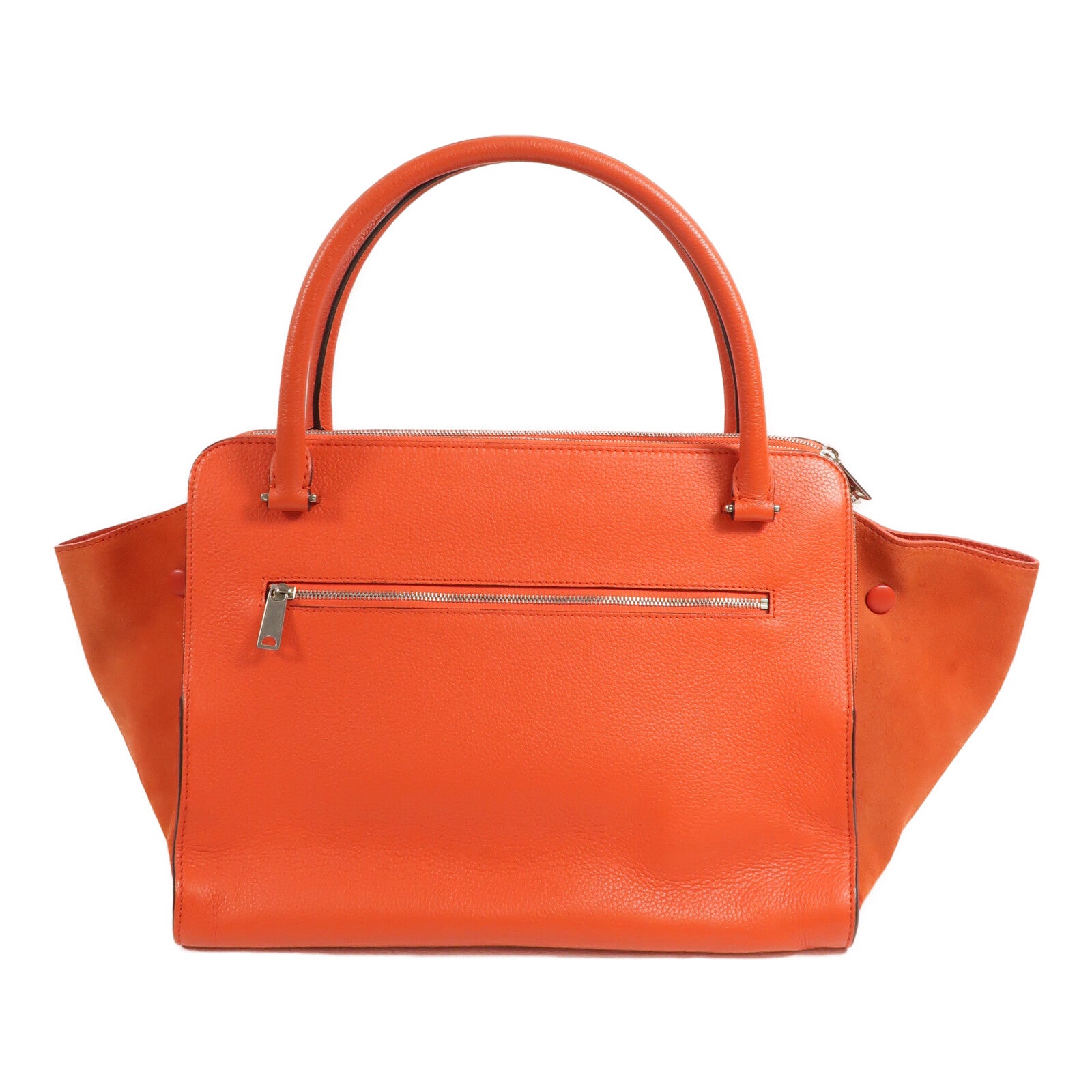 CELINE 牛皮皮革Trapeze Medium手挽袋