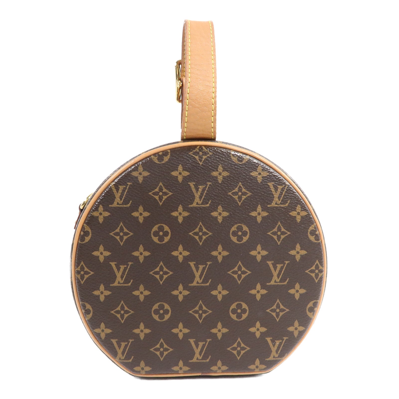 LOUIS VUITTON Monogram Petite Boite Chapeau金扣手挽肩背兩用袋