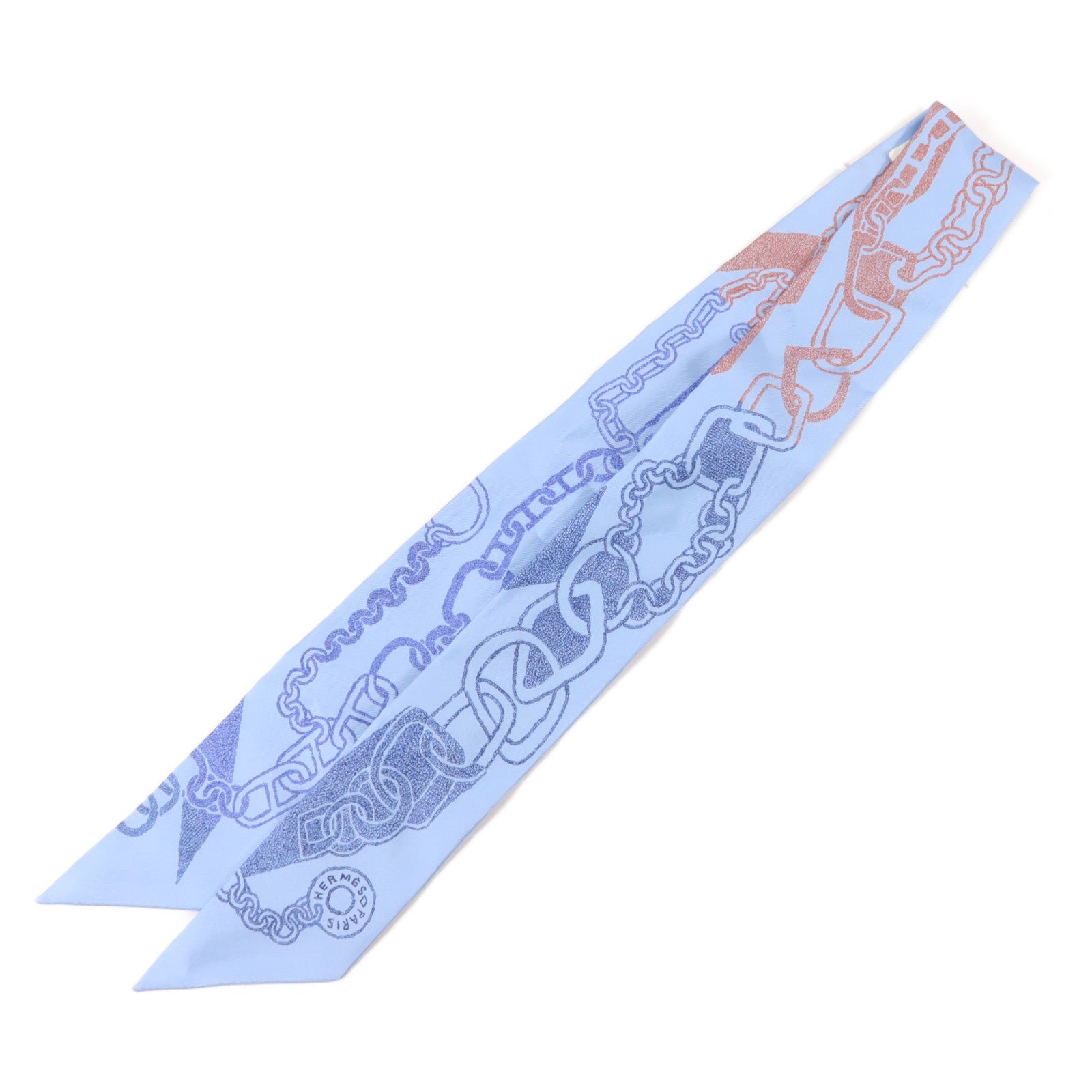 HERMES 絲質Twilly絲巾