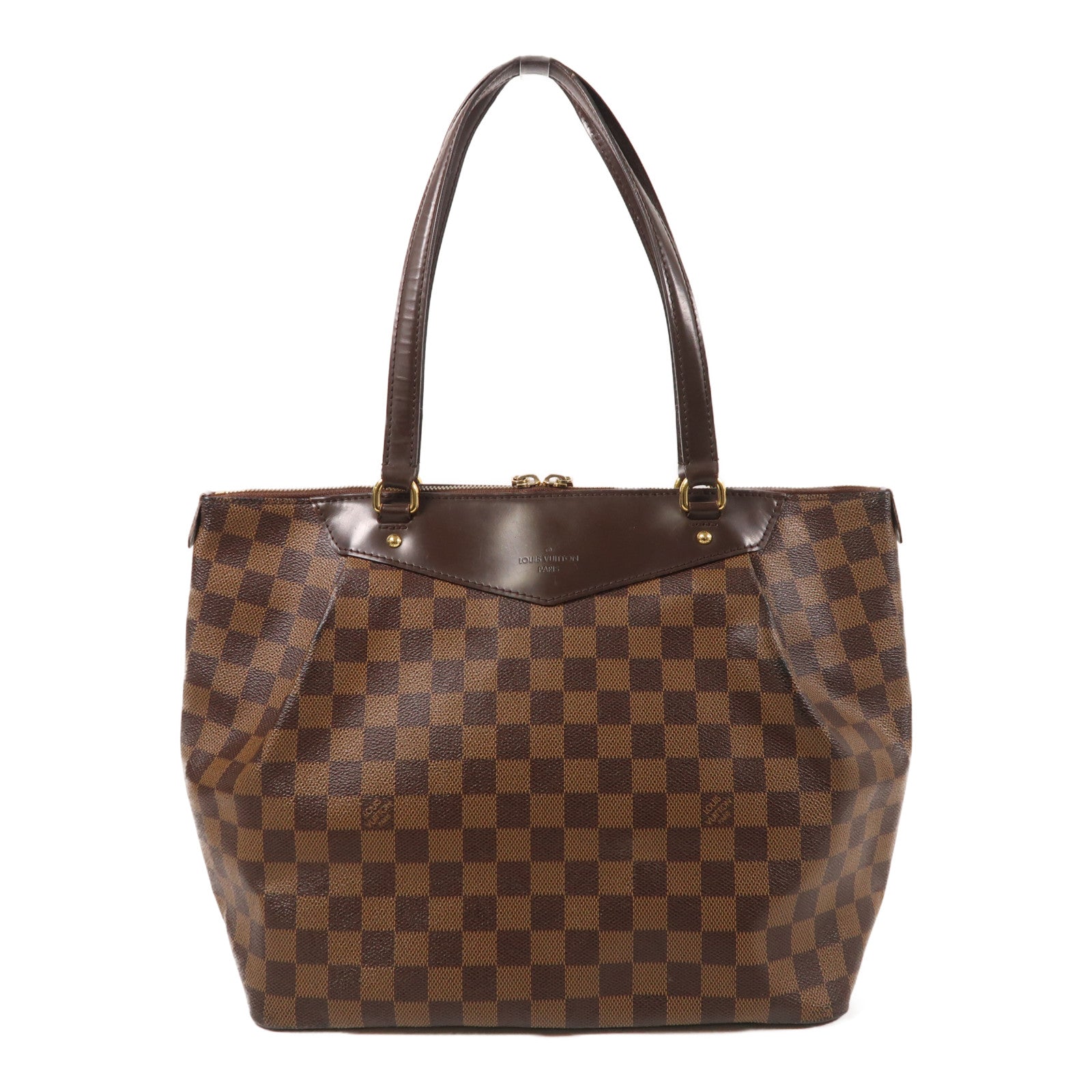 LOUIS VUITTON Damier Westminster GM金扣肩背袋