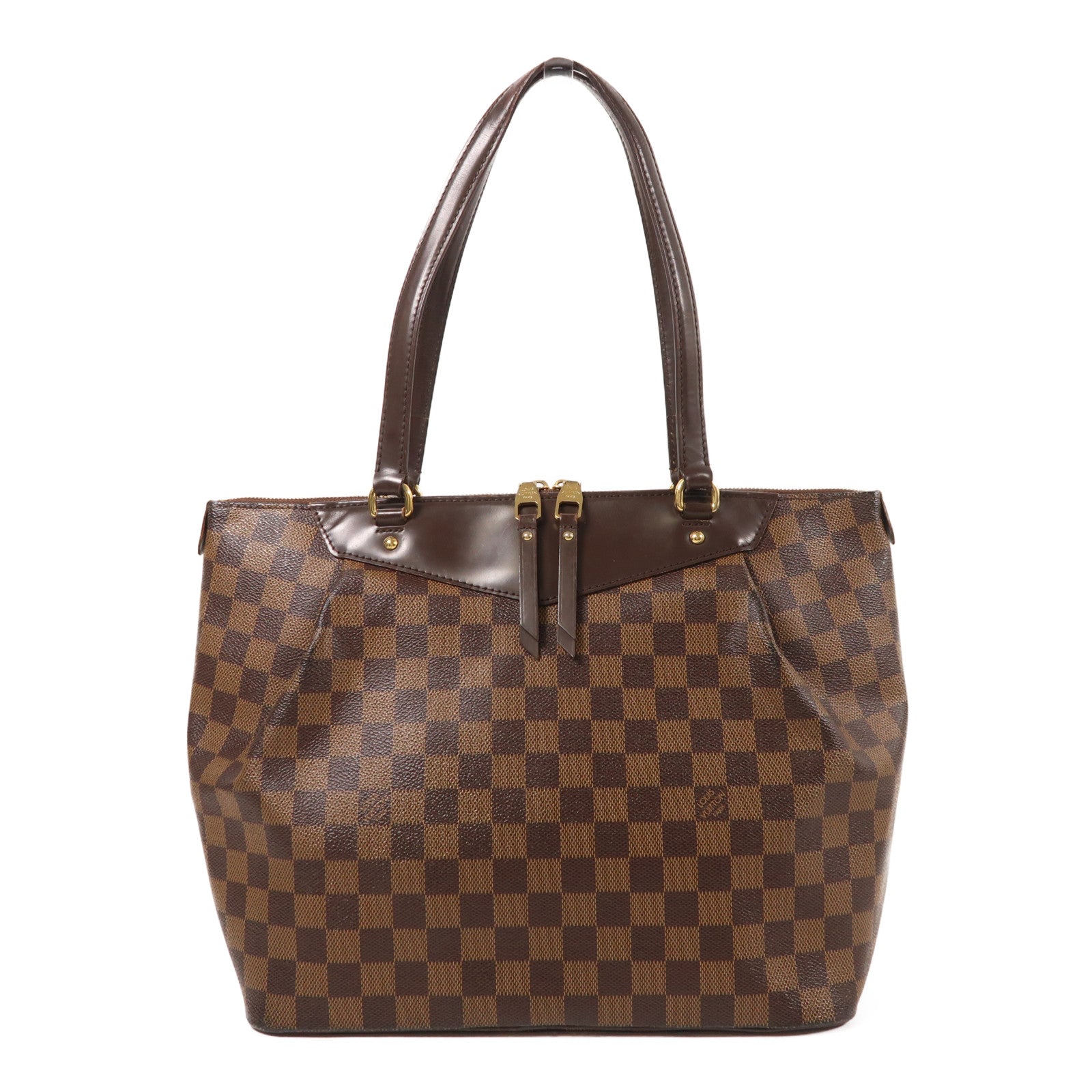 LOUIS VUITTON Damier Westminster GM金扣肩背袋