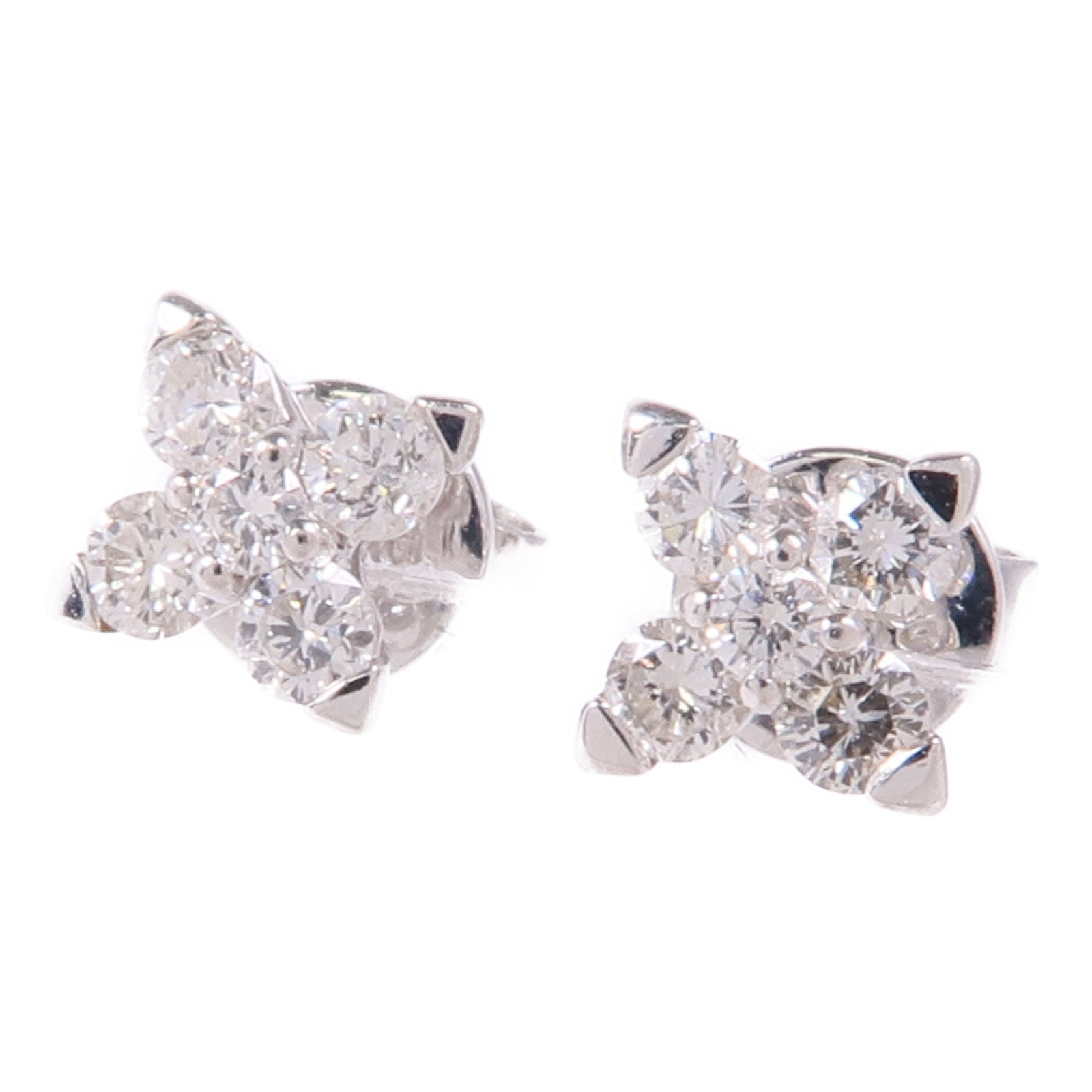 JEWELRY 18K白金Diamond Earrings鑽石耳環