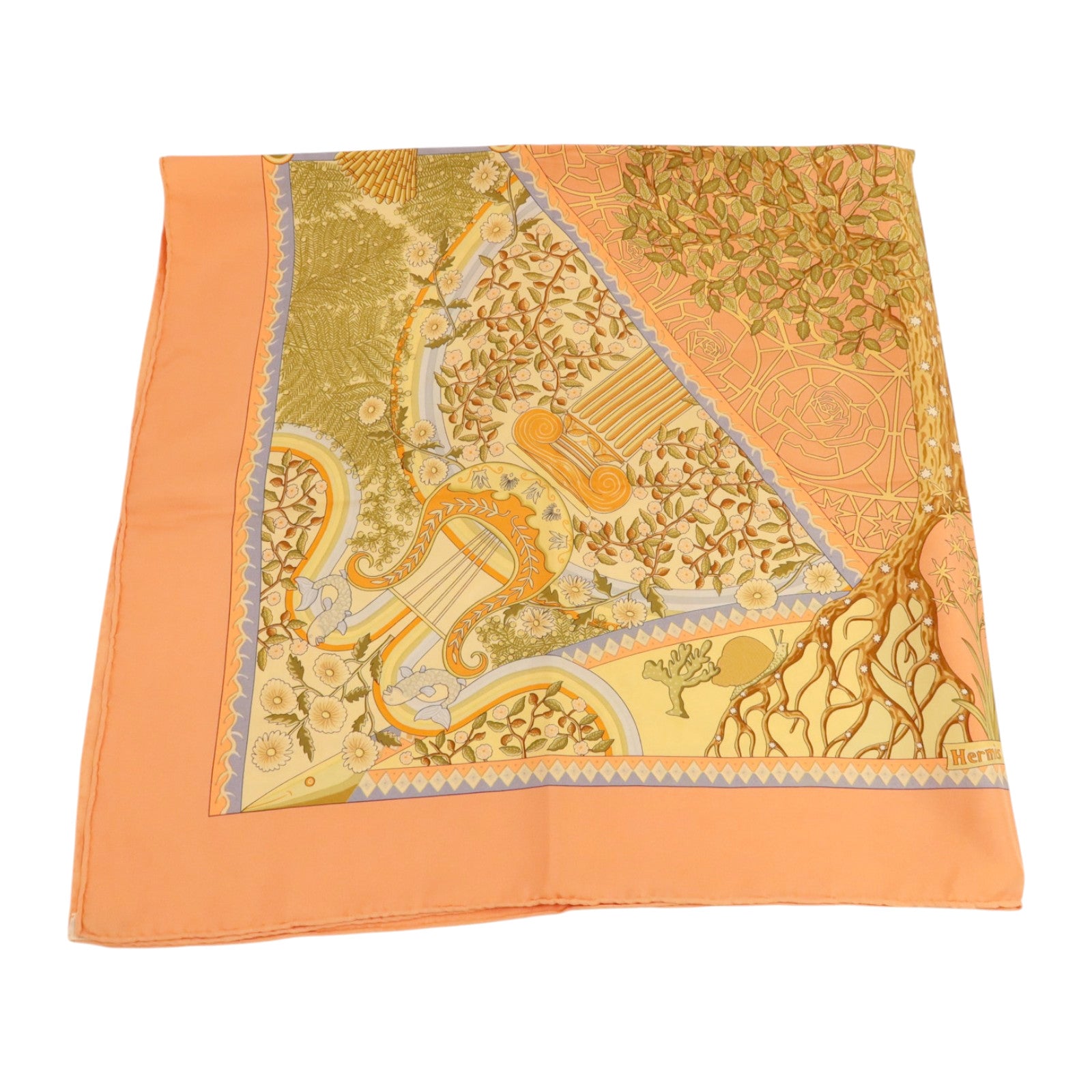 HERMES 絲質Scarf 90X90絲巾