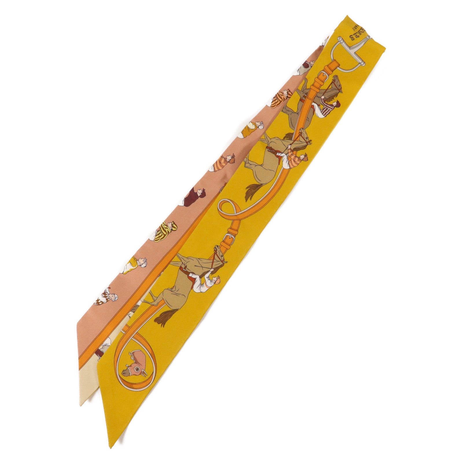 HERMES 絲質Twilly絲巾